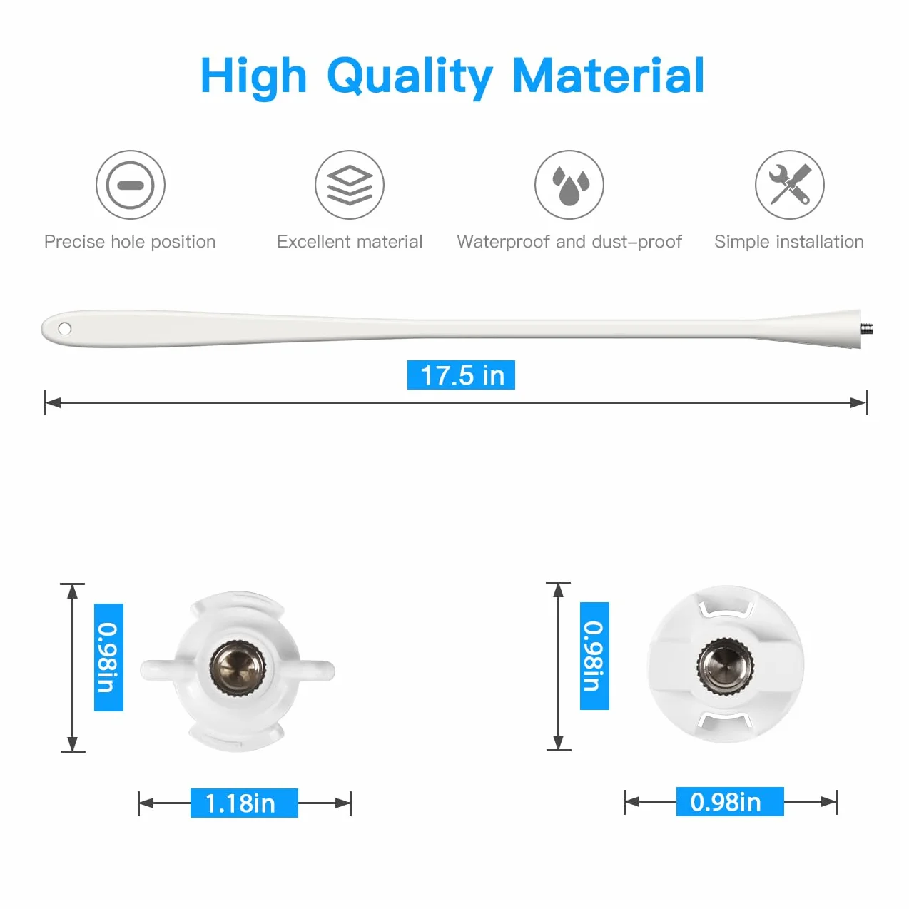 Supporto per baby monitor Hello Baby Video, supporto flessibile per baby monitor Baby Monitor Supporto per videocamera per lettino, compatibile con HelloBaby Monitor