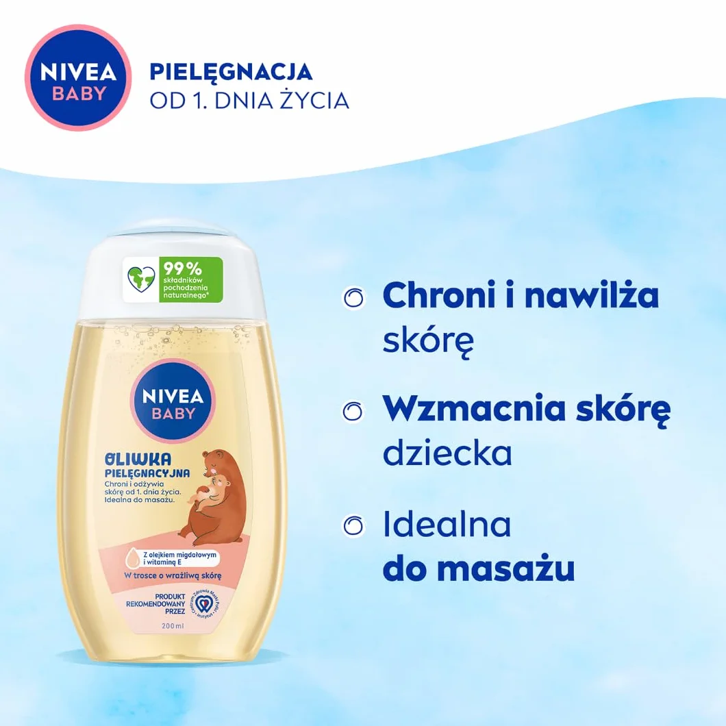NIVEA BABY Olio per la cura della pelle, 200 ml