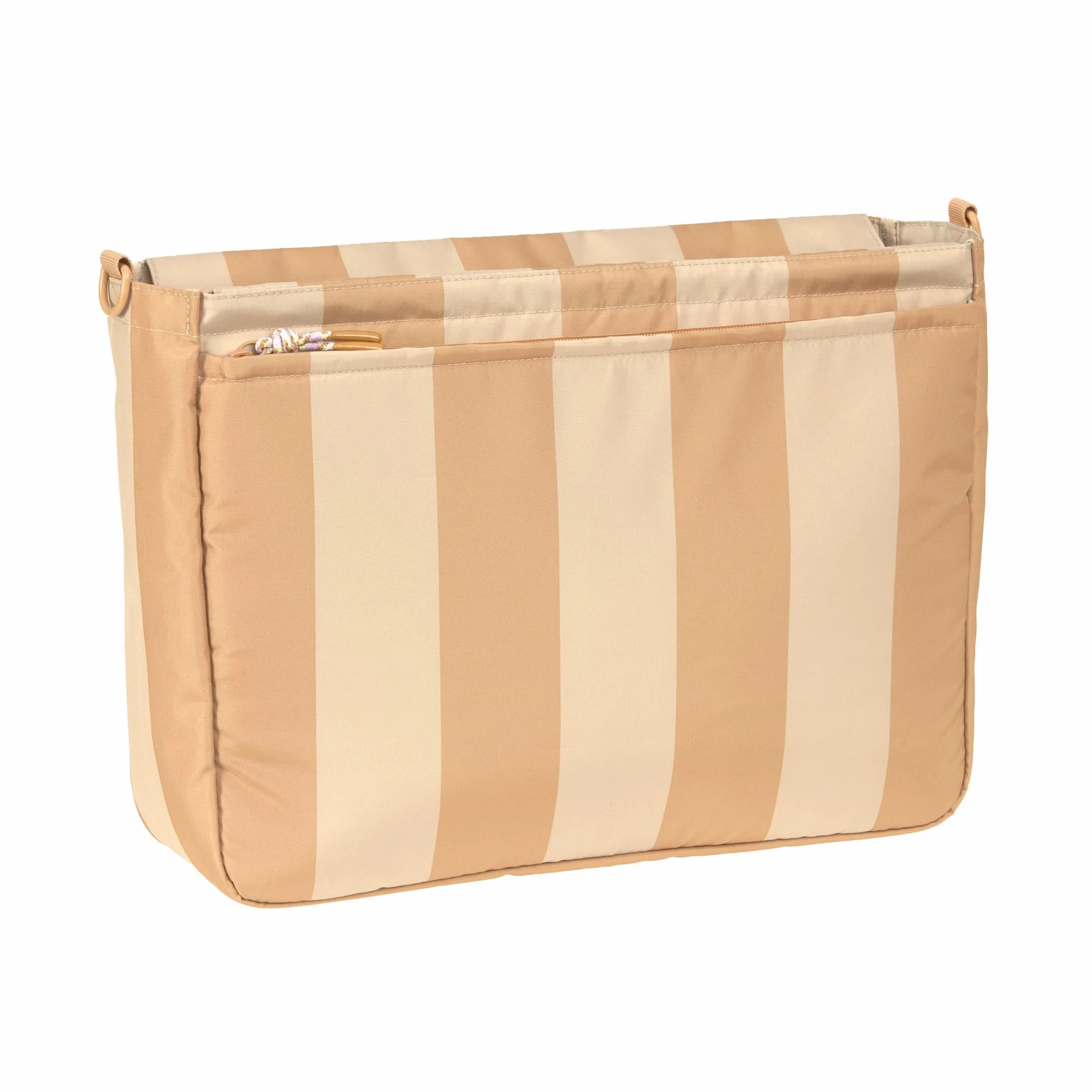 LÄSSIG Organizzatore per carrozzina per bebè Organizzatore per borsa con attacco per carrozzina e tracolla/Casual MIX Multi Bag beige/camel