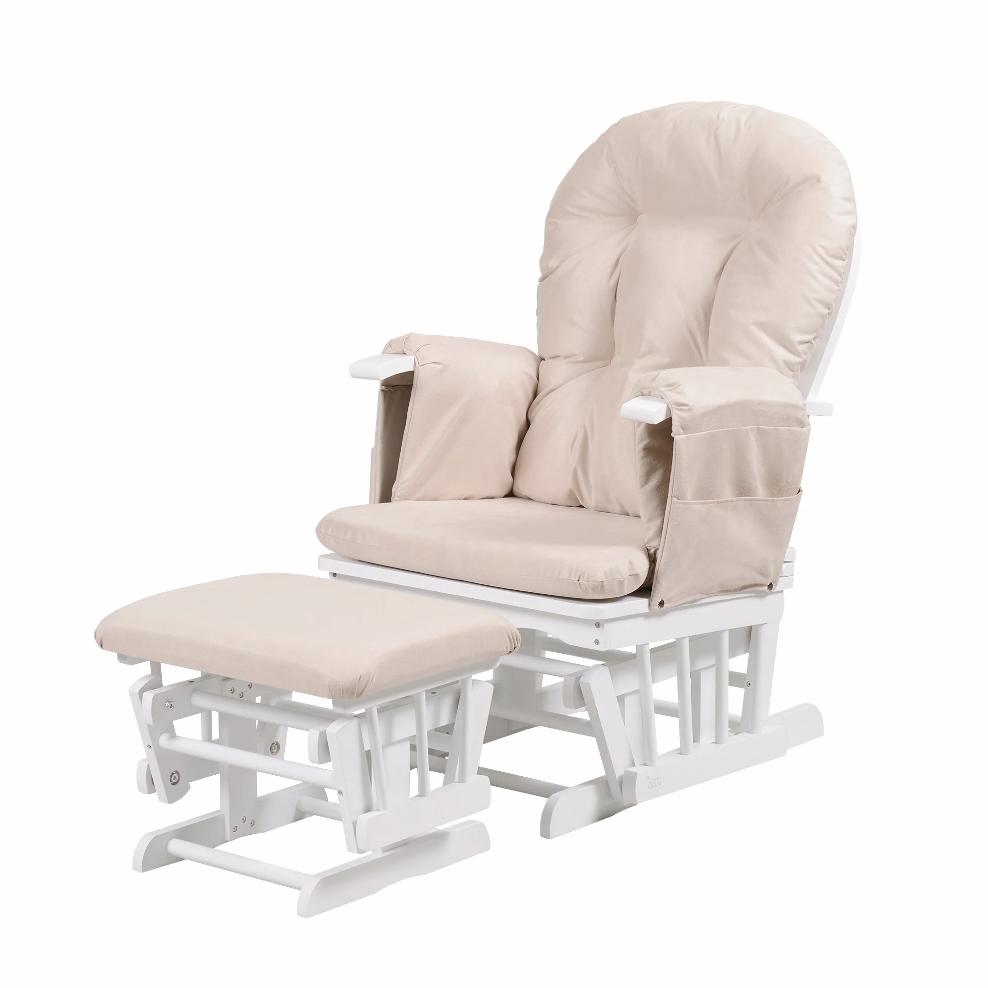 Kub Haywood Direct reclinabile e poggiapiedi, colore: bianco