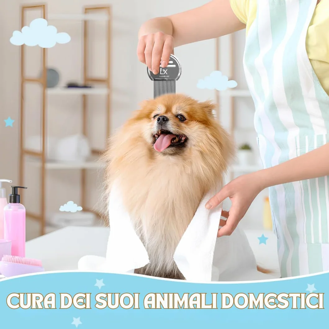 Pettine Pidocchi e Lendini Raccomandato dai Pediatri - Pettine Pidocchi Bambini