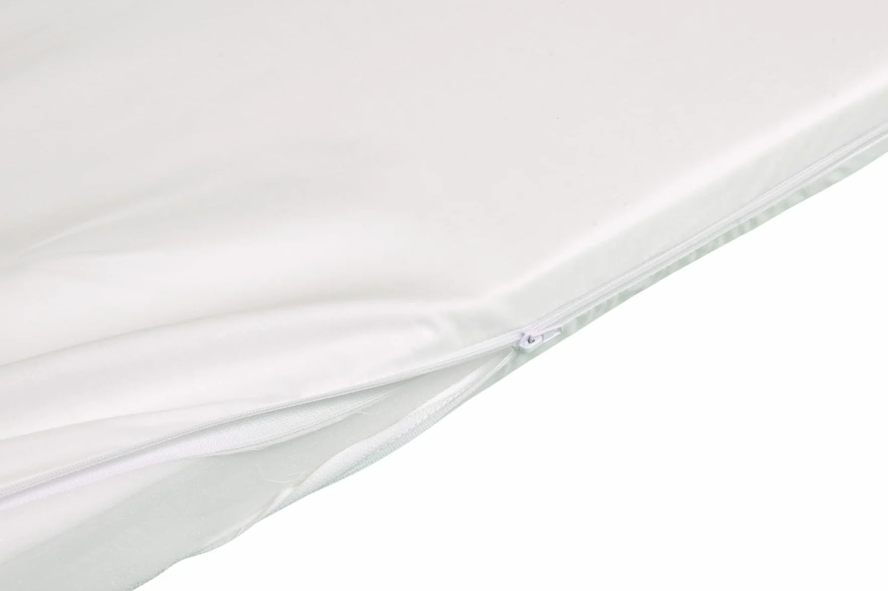 GHIOCUSCINI | Materasso Culla Neonato, Culla Pieghevole CAMPEGGIO, Materasso Bambino 100% Cotone, Fantasia BIANCO, Sfoderabile e Lavabile, 60 x 120 cm, Alto 4.5 cm, Made in Italy