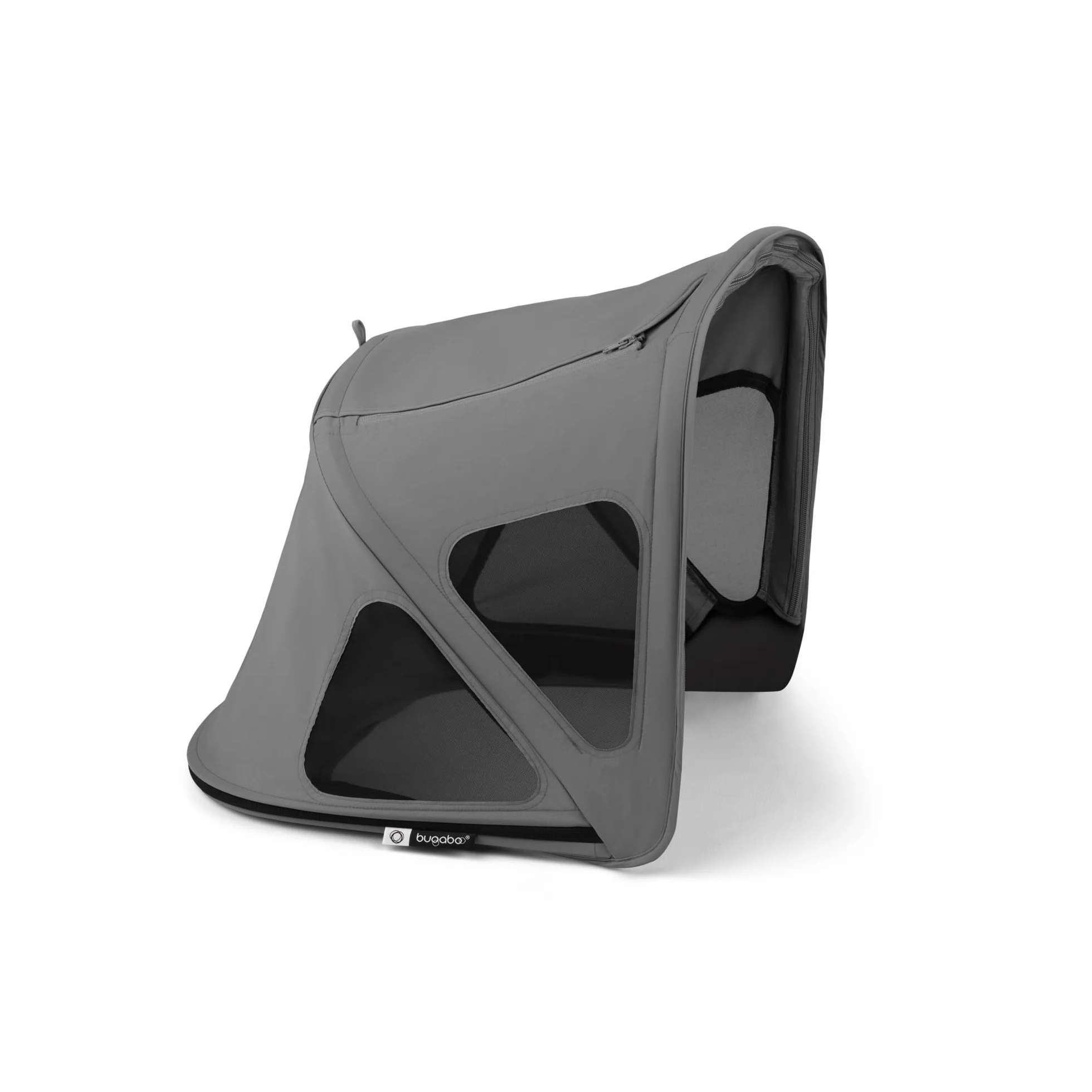 Bugaboo Fox Cappottina Breezy, Estensibile per una maggiore copertura e una Protezione Solare ottimale, Resistente all'Acqua, Compatibile Con Tutti i Passeggini Fox/Cameleon 3, Moon Grey