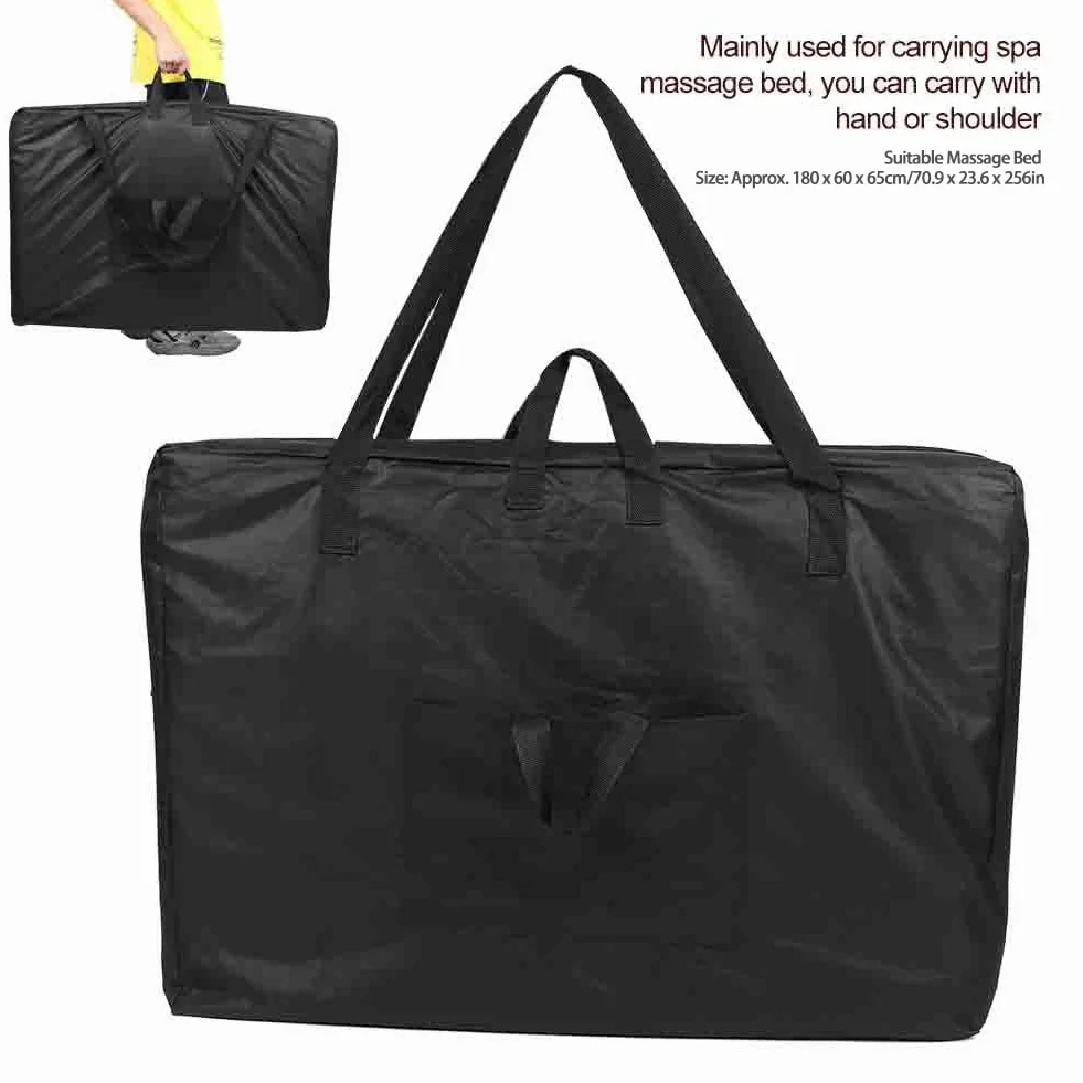 MAGT Lettino da Massaggio Borsa per Lettino, 93 x 63 x 23 cm Professionali Portatili Pieghevoli per Spa