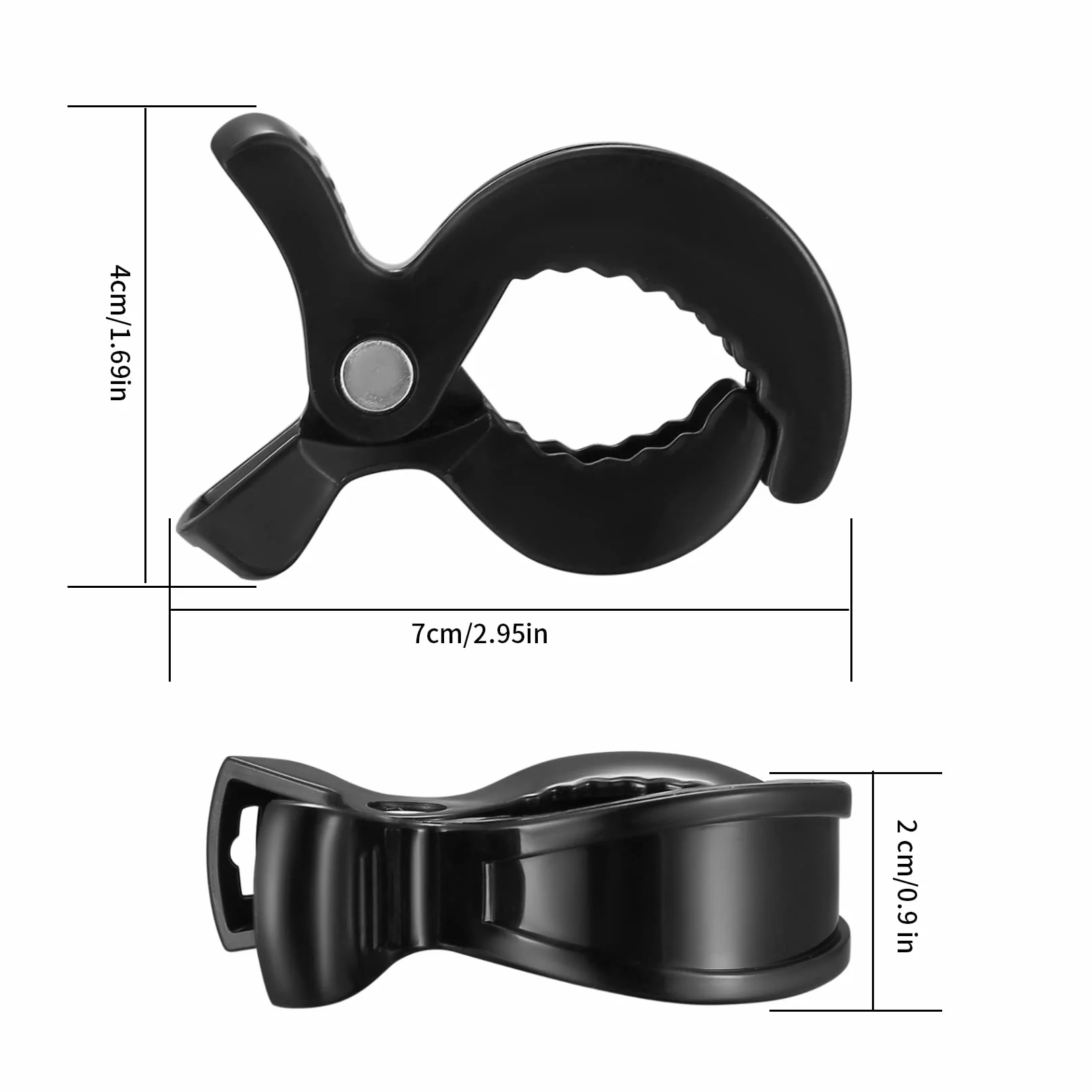 9 Pezzi Clips per Passeggino, Mollette per Passeggino Universali, Fermagli Clip per Morsetto Passeggino, Clip per Coprisedili per Auto, Ganci per Passeggino Clips, Morsetto per Coperta