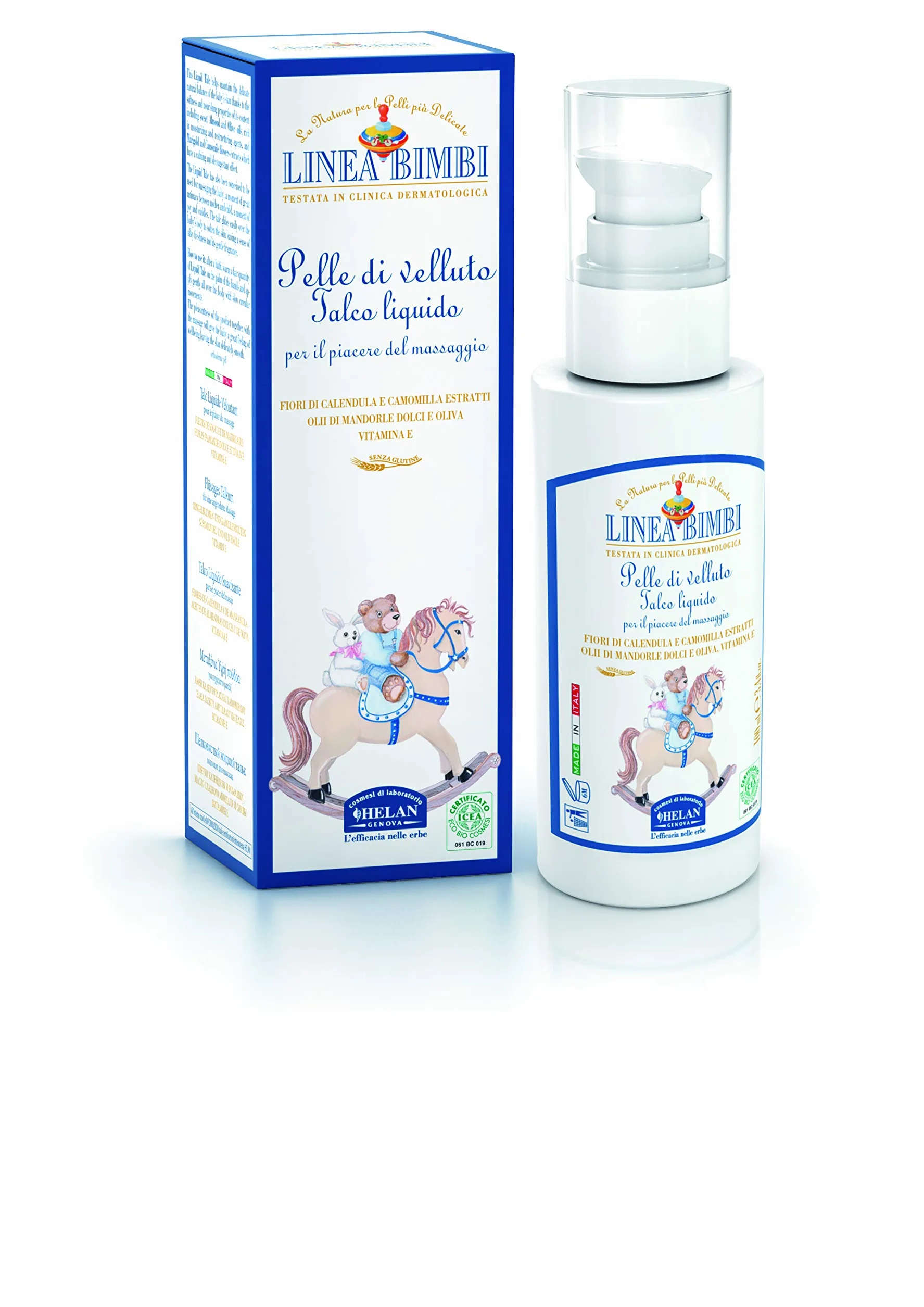 Helan - LINEA BIMBI BIO Pelle di Velluto Talco Liquido 100 mL