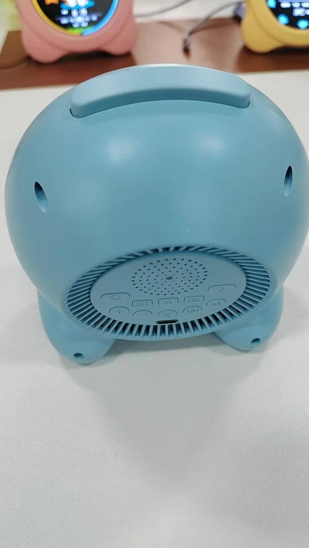 Sveglia per bambini, display a LED con sole e luna, con giorno e data, OK to Wake Clock con luce notturna, per bambini e bambini, regalo per ragazzi e ragazze (blu)