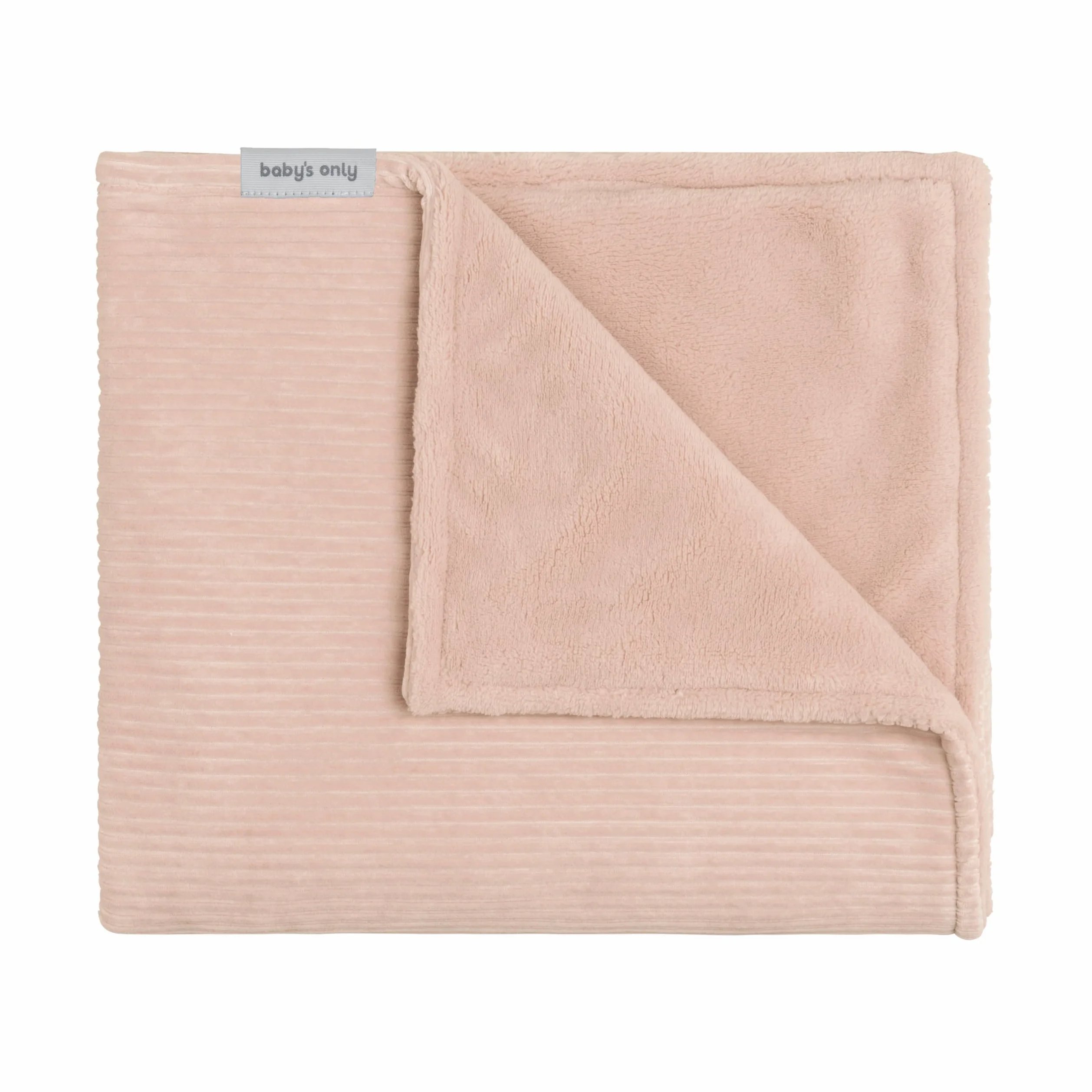 Baby's Only - Coperta per culla teddy Sense - Peach - 70x95 cm