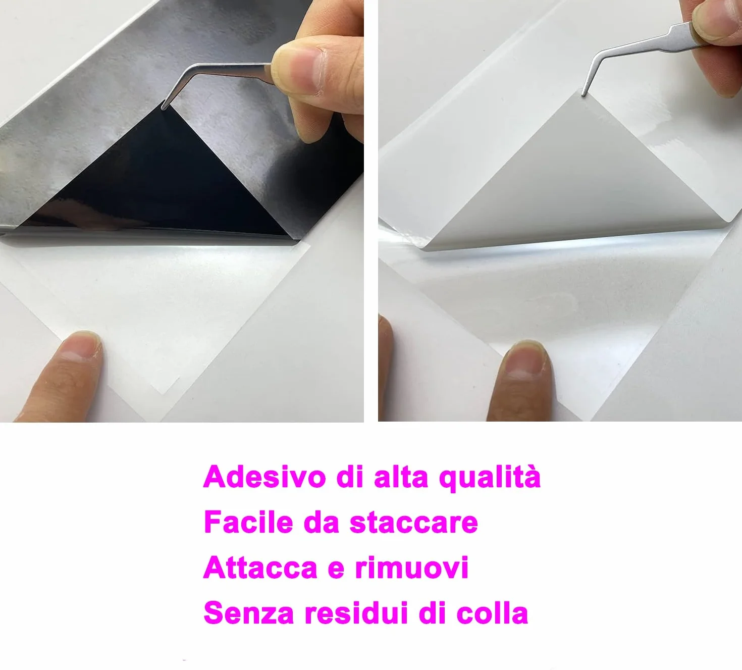 2PCS adesivi di blocco della luce, 20 * 10cm LED luce oscurante adesivo, oscurante luce 80% ~ 100% adesivi per elettronica, TV, router, orologi con 1PCS pinzette (bianco e nero)