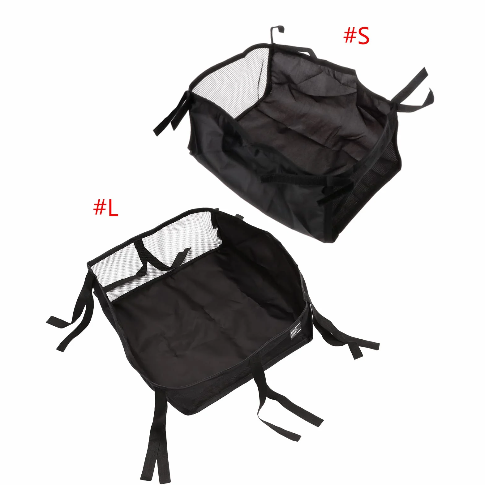 Cestino portaoggetti per passeggino, cestino da appendere al passeggino, grande e piccolo, facile da installare, borsa portatile per carrozzina