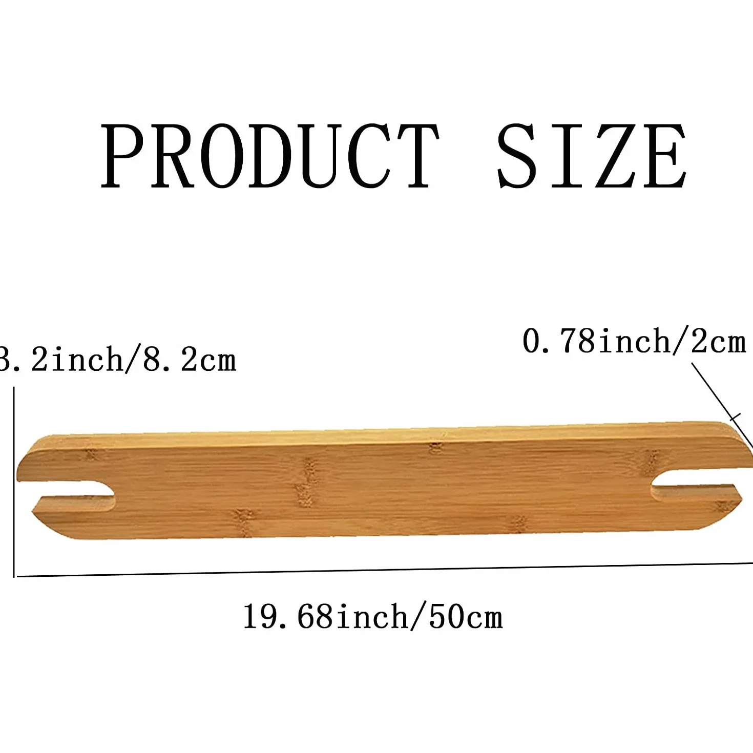 Poggiapiedi per Seggiolone in Legno Naturale Antiscivolo Regolabile - Con Anelli di Gomma, Compatibile Con IKEA Antilop