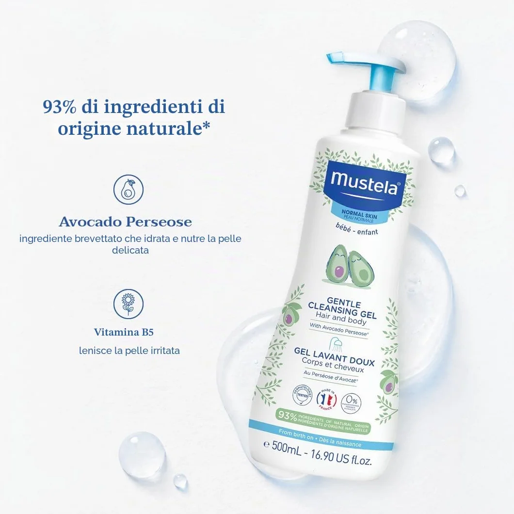 Mustela Gel Detergente Corpo - 500 Ml