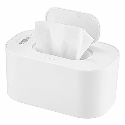 Aramox Scaldino per Salviettine Umidificate, Temperatura Regolabile, Idratante per Neonati, Bianco