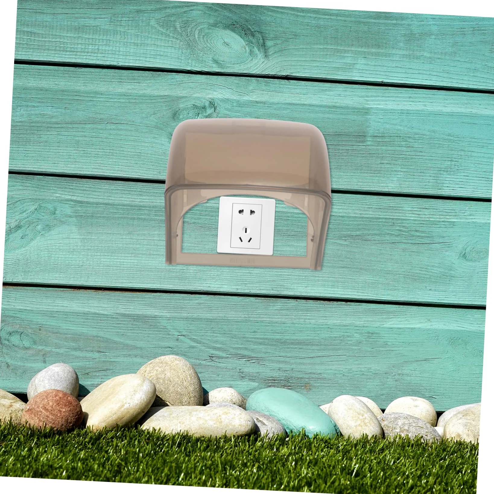Mipcase 6pezzi Copriprese Esterne Impermeabili Protezione Per Outlet Facile Usare Resistente Per Domestici e Commerciali Colore