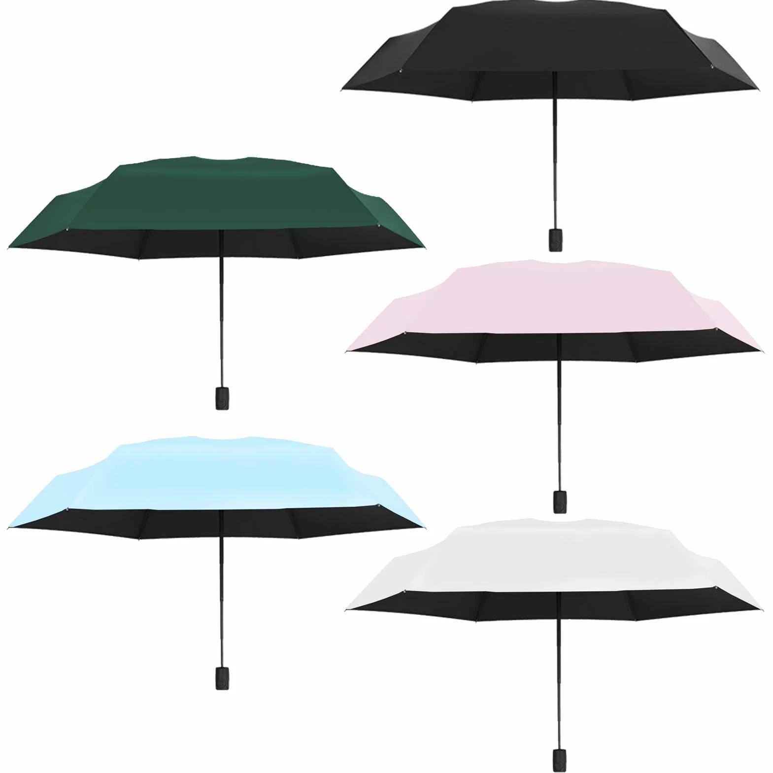 Ombrello da 90 Cm Con Morsetto per Sedia, Regolabile e Impermeabile per Sdraio, Rotelle, Passeggino, Campeggio (#2)