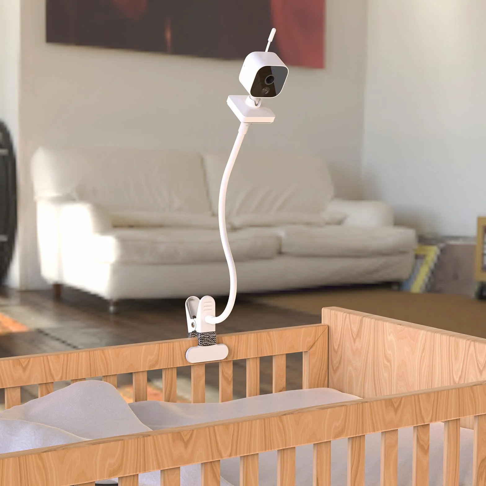 HOLACA Supporto a clip compatibile con GHB ABM700/SM50B, supporto baby monitor per 720P OBVHNUA 900ES1/900ES2
