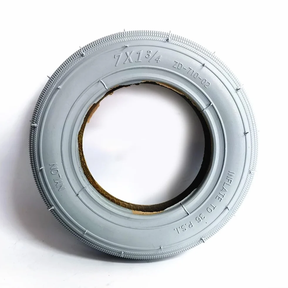 Pneumatico per carrozzina, 7 pollici 7 x 2 ruota anteriore per sedia a rotelle elettrica camera d'aria 7x1 3/4 pneumatico per carrozzina (pneumatico)