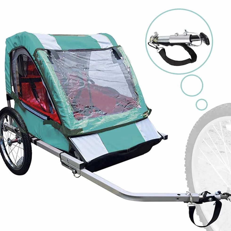 Universale Attacco per Rimorchio per Bici Attacco Adattatore Aggancio per Passeggino Accoppiatore Funzionale Collegamento in Acciaio Attacco per Rimorchio per Bicicletta per Camion