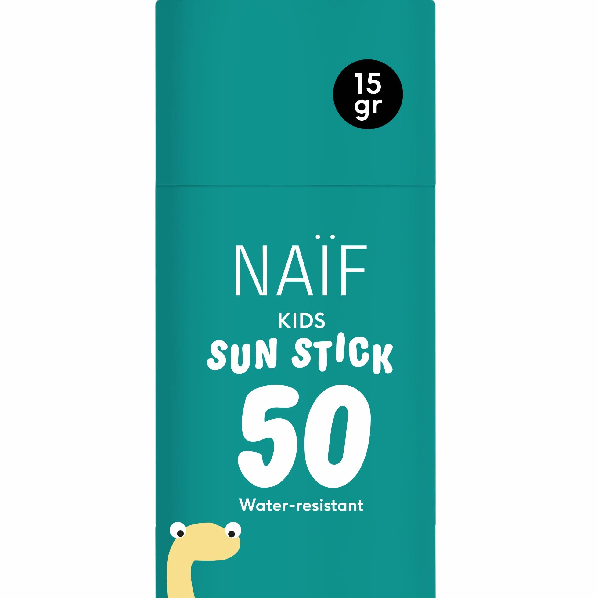 Naïf - Stick solare per bambini - SPF 50 - Dai 3 anni - Protezione UVA e UVB - Resistente all'acqua - Dermatologicamente testato - Senza microplastiche - Senza profumo – 15 g