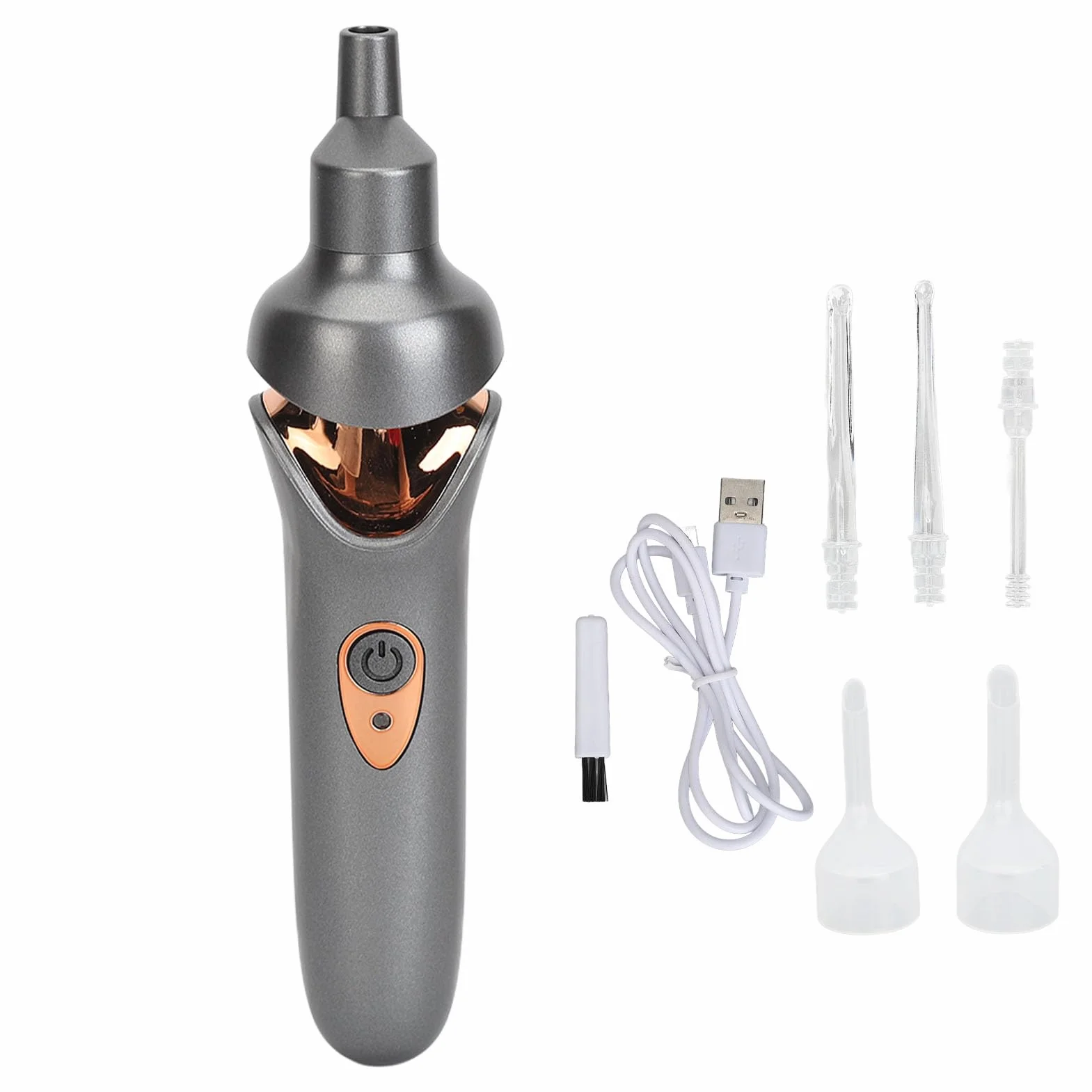 Aspirapolvere per la Pulizia delle Orecchie, Kit Elettrico per la Rimozione del Cerume, Illuminazione Intensa, Aspiratore per la Pulizia delle Orecchie per Adulti e Bambini