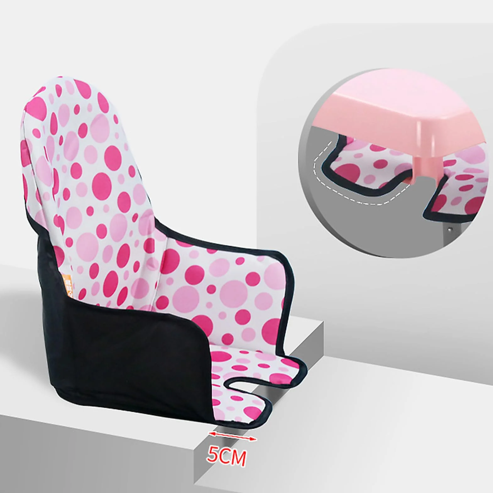 Cuscino Per Seggiolone Pappa - Riduttore Per Seggiolone Pappa - Fodera Per Sedia Da Pranzo Per Bambini - 37x23cm Cuscino Per Seggiolone Pappa Universale - Cuscino Per Seggiolone Ike A