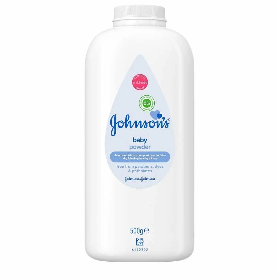 Johnson's Baby Powder 500g - Confezione da 3