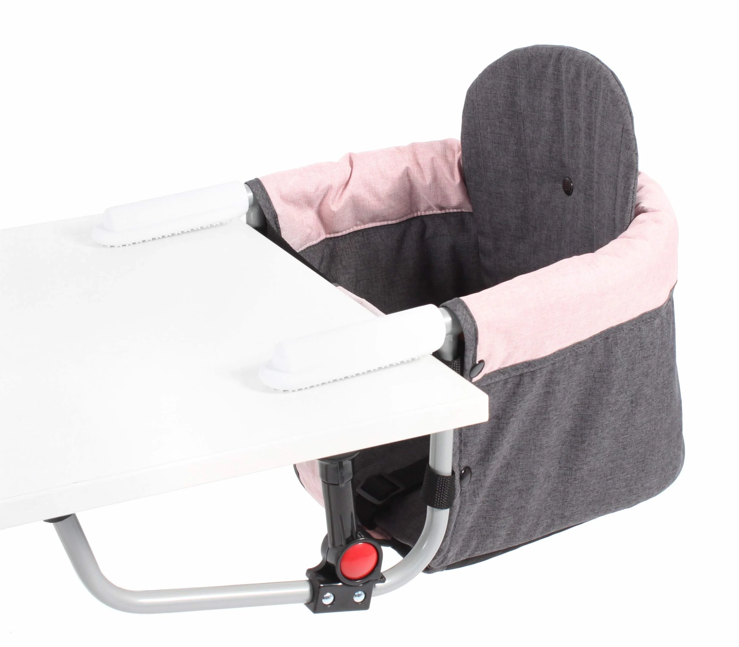 CHIC 4 BABY 351 67 - Seggiolino da tavolo Relax, grigio scuro-rosa