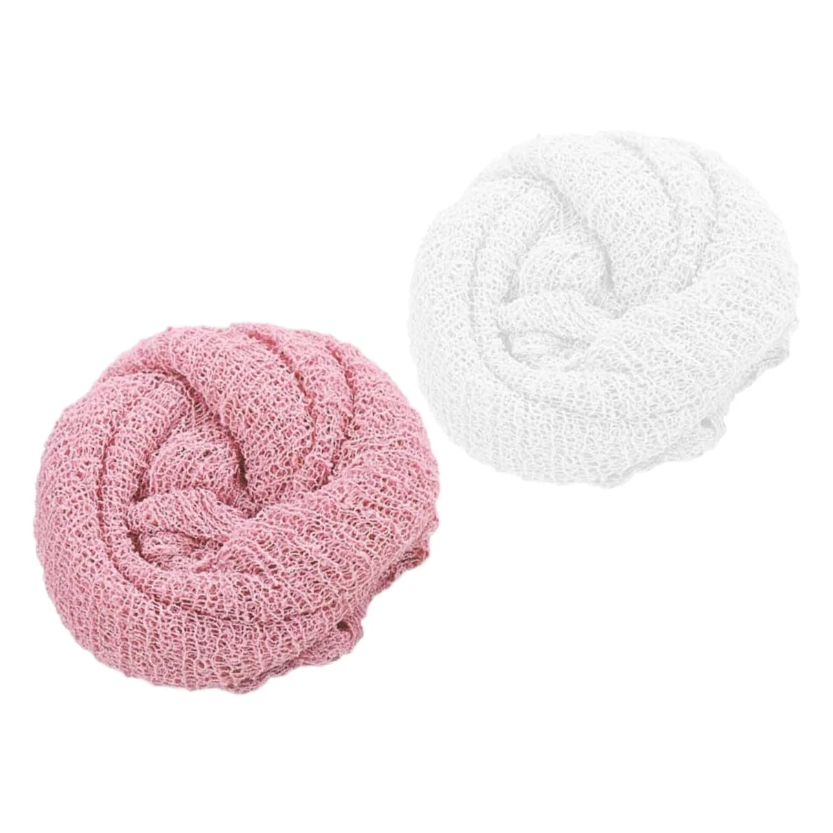 Set Di 3 Coperte Per Neonati Fasce Per Neonati Panni Da Bagno Per Neonati Accessori Per Foto Cotone Confortevole 2 Pezzi X 3