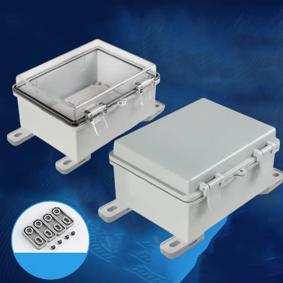 Coperture impermeabili per prese elettriche, Scatola elettrica resistente alle intemperie(Gray cover)