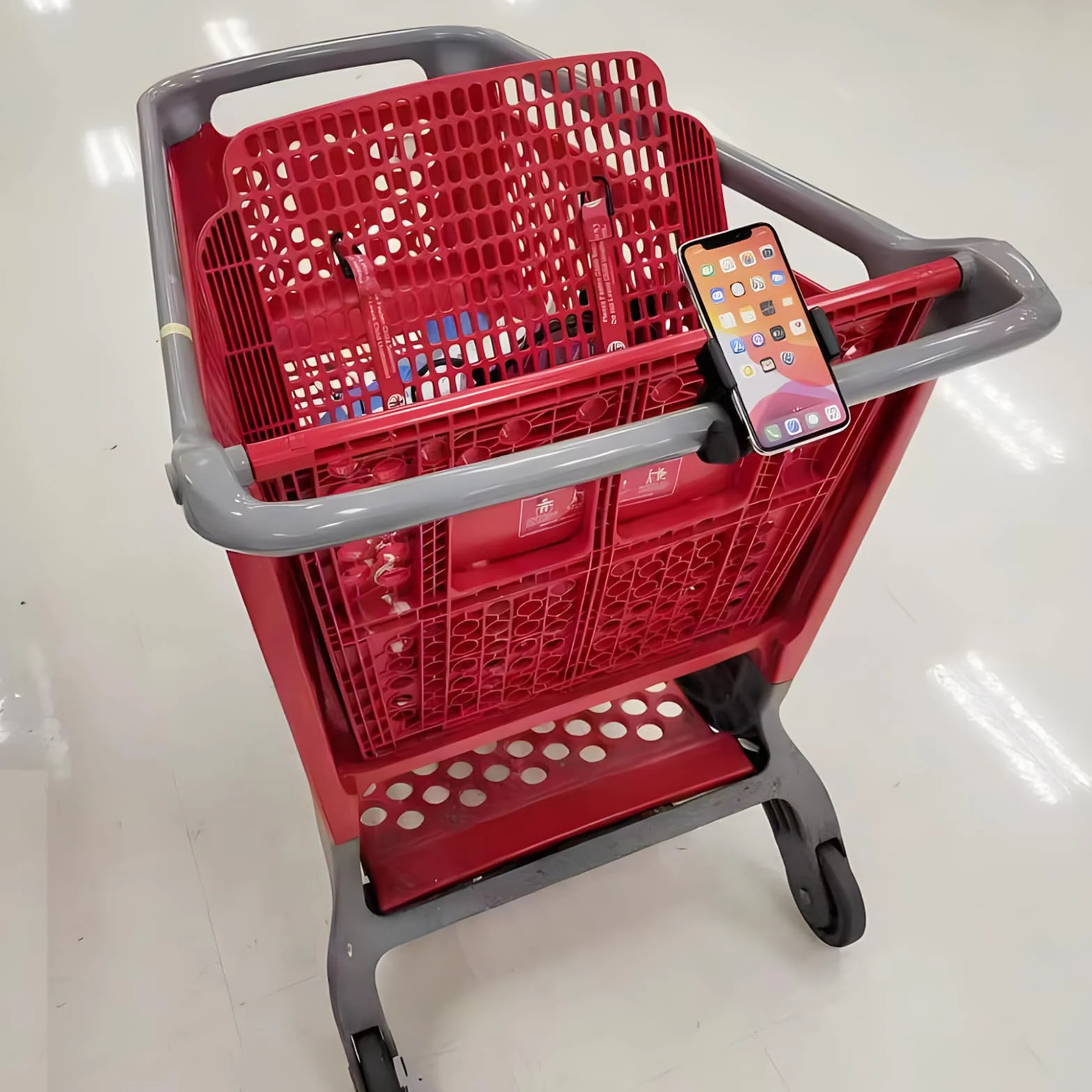 Supporto per Telefono Passeggino, Supporto Cellulare per Passeggino, Accessori per Passeggino con Braccio Flessibile, Ideale per l'Uso a Mani Libere