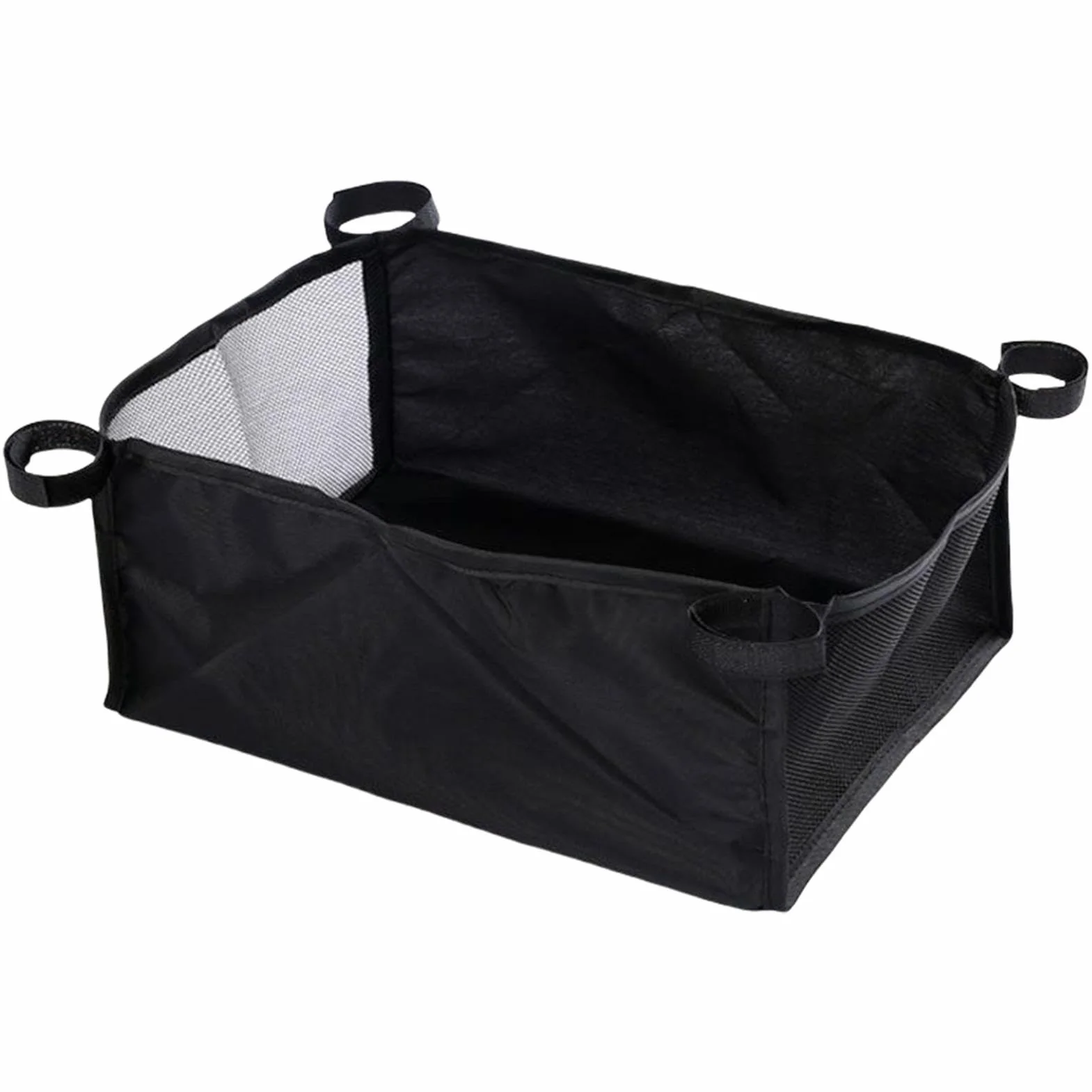 Organizer portaoggetti per passeggino, sotto il cestino, tasca inferiore in tessuto Oxford | grande capacità di stoccaggio sotto il passeggino, borsa portaoggetti per accessori per passeggini
