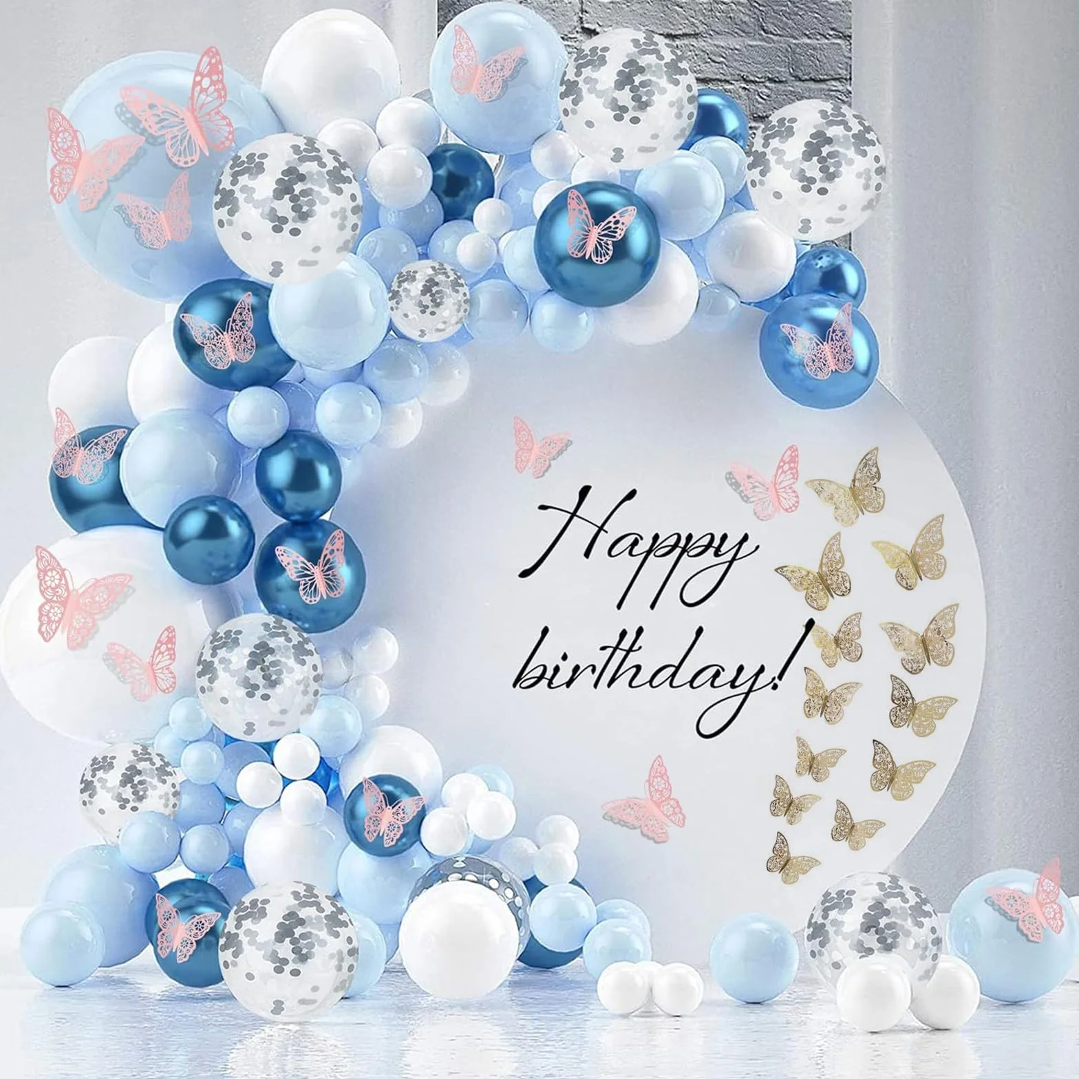 72 Pezzi Adesivi Murali a Forma di Farfalla, Decorazione da Parete a Farfalla, Decorazioni da Parete Creative, Adesivo Muro Decorativo, per Della Stanza, Matrimoni, Casa, Feste di Compleanno