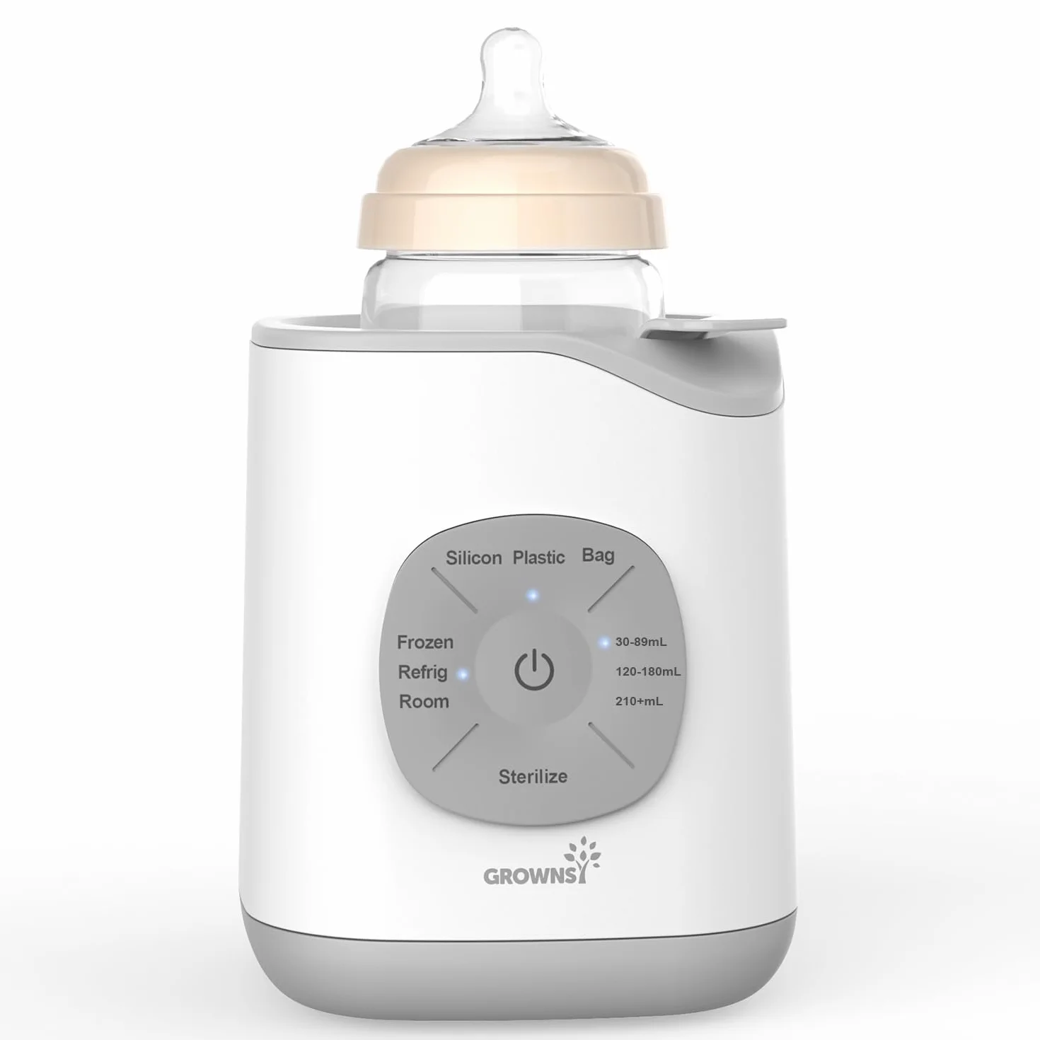 Scaldabiberon per bambini, riscaldamento rapido e caldo, sbrinamento, senza BPA, per bottiglie e alimenti per bambini 10 in 1, sterilizzatore per biberon controllo preciso della temperatura