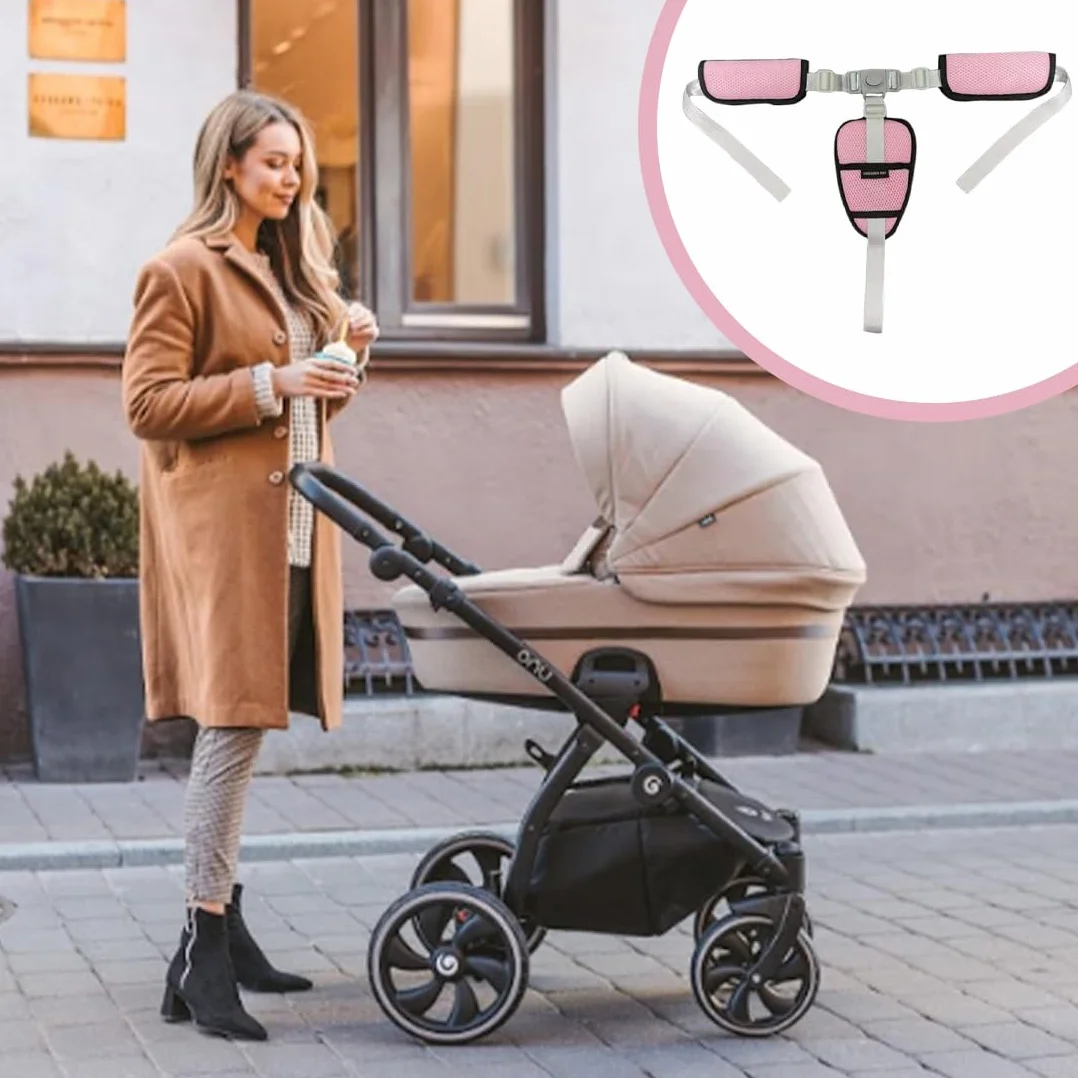 Cinture Passeggino Universali, Cintura di Sicurezza per Bambini Imbracatura per Seggiolone a 3 Punti Regolabile Seggiolino Cinghie Passeggini Anticaduta Adatta per Seggioloni Auto Carrozzine