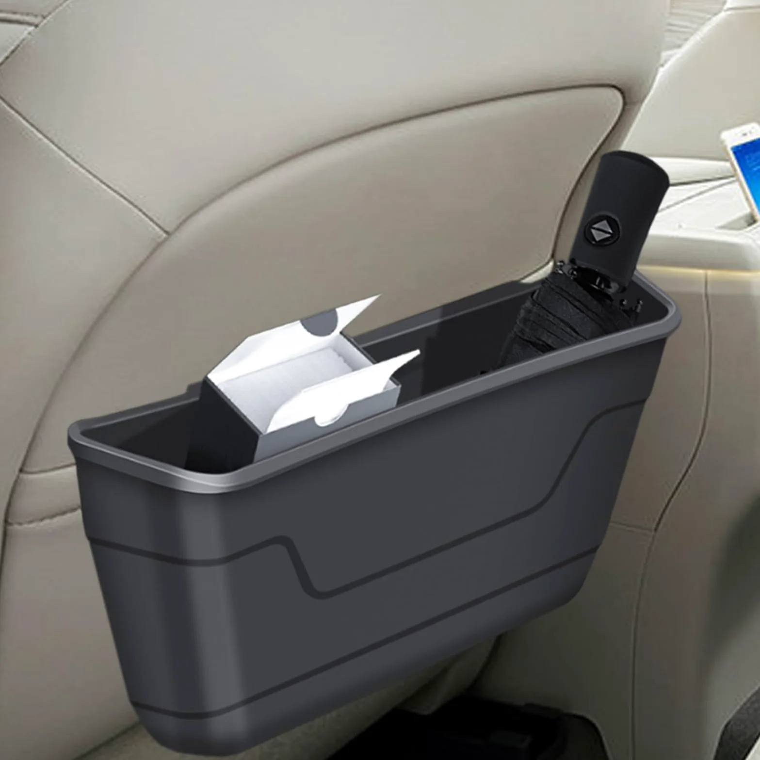 Scatola Portaoggetti Per Sedile Auto Posteriore Cestino | Scatola Portaoggetti Multifunzionale Per Sedile Posteriore Auto Per Viaggi, Gite Stradali, Uso Quotidiano E Pendolarismo