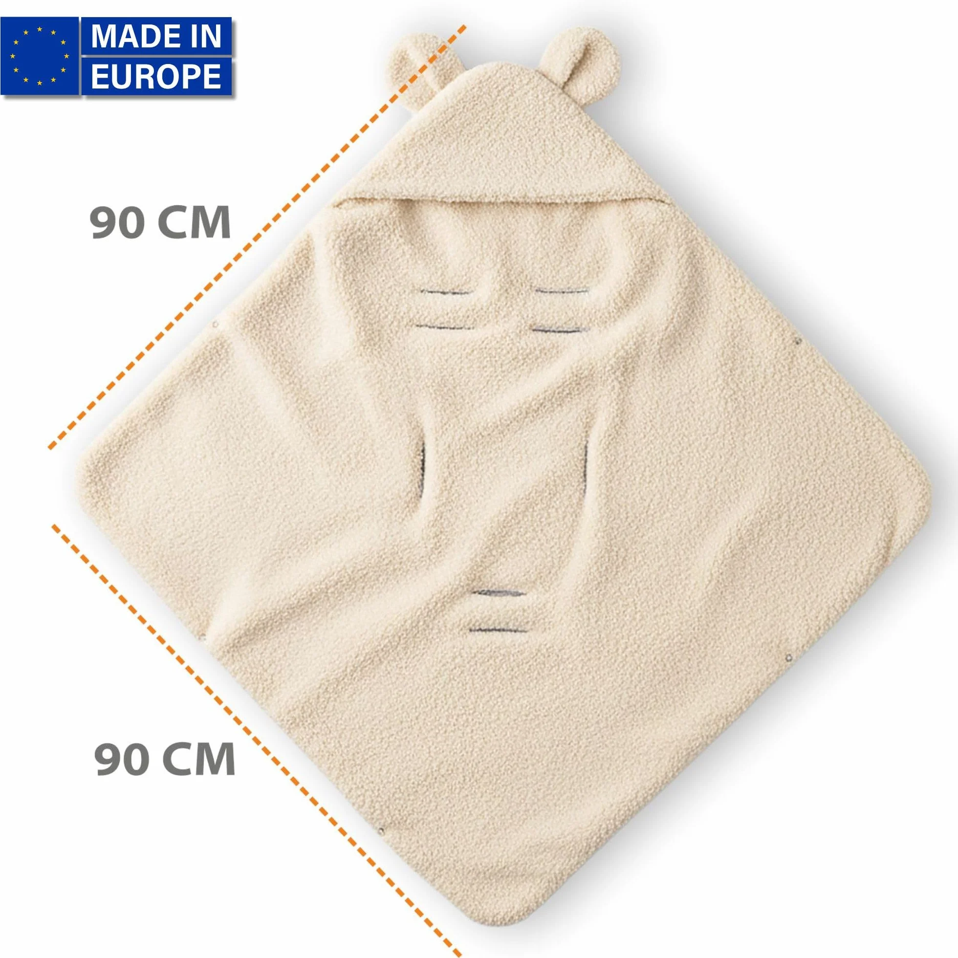 Copertina Avvolgente Seggiolino Auto Neonato Sacco Nanna Invernale Footmuff Passeggino Accessorio Neonati Bimbi Piccoli Calda Morbida