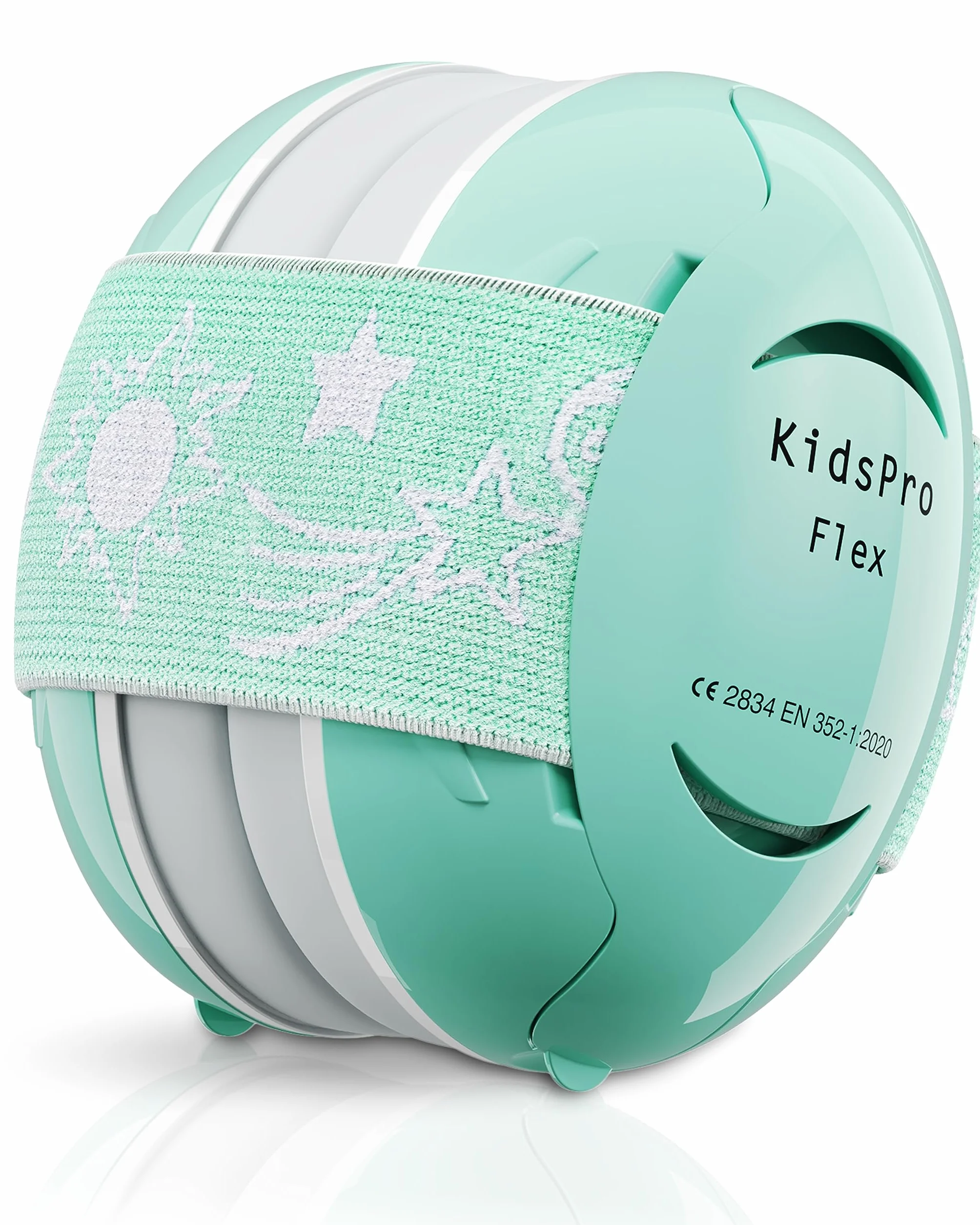 Senner ® KidsPro Flex | Protection auditive enfants - Casque antibruit avec SNR 25 dB, jusqu'à 12 ans, évolutif. Idéal pour quotidien, fêtes, sports, événements musicaux - Turquoise