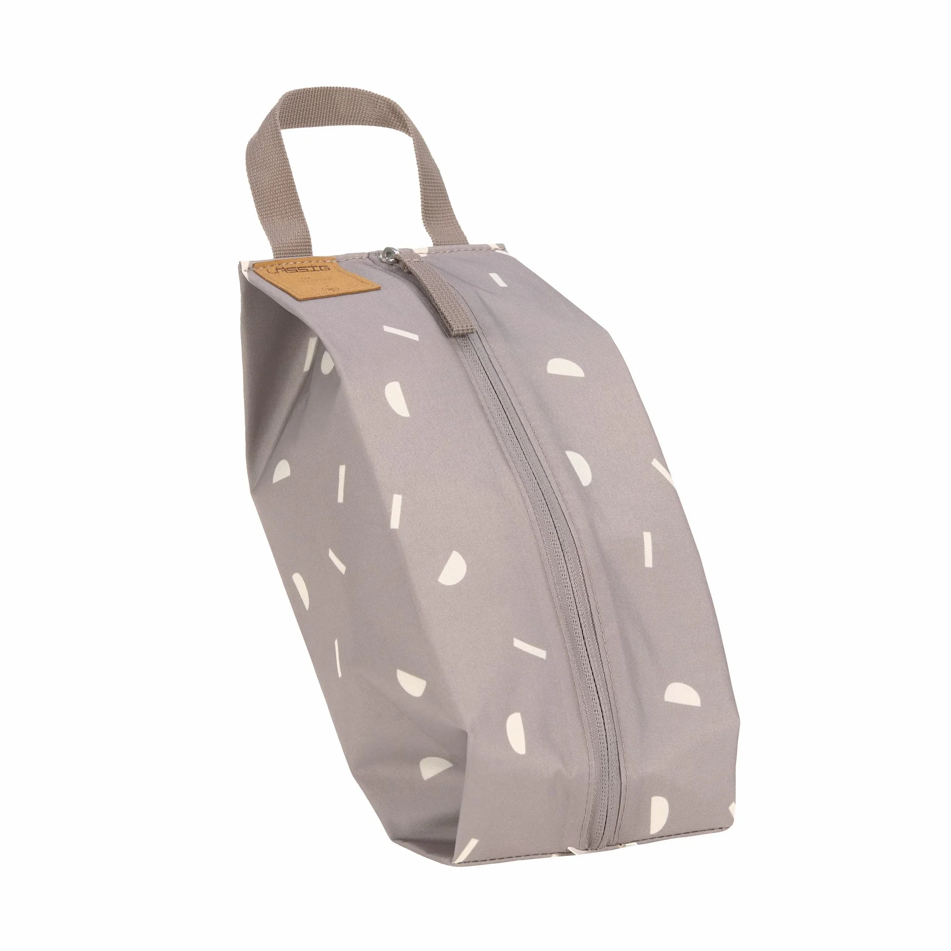 LÄSSIG Borsa isolata per bambini borsa per bottiglie piccola borsa termica con spazio di archiviazione isolato/Insulated Pouch Blocks Taupe