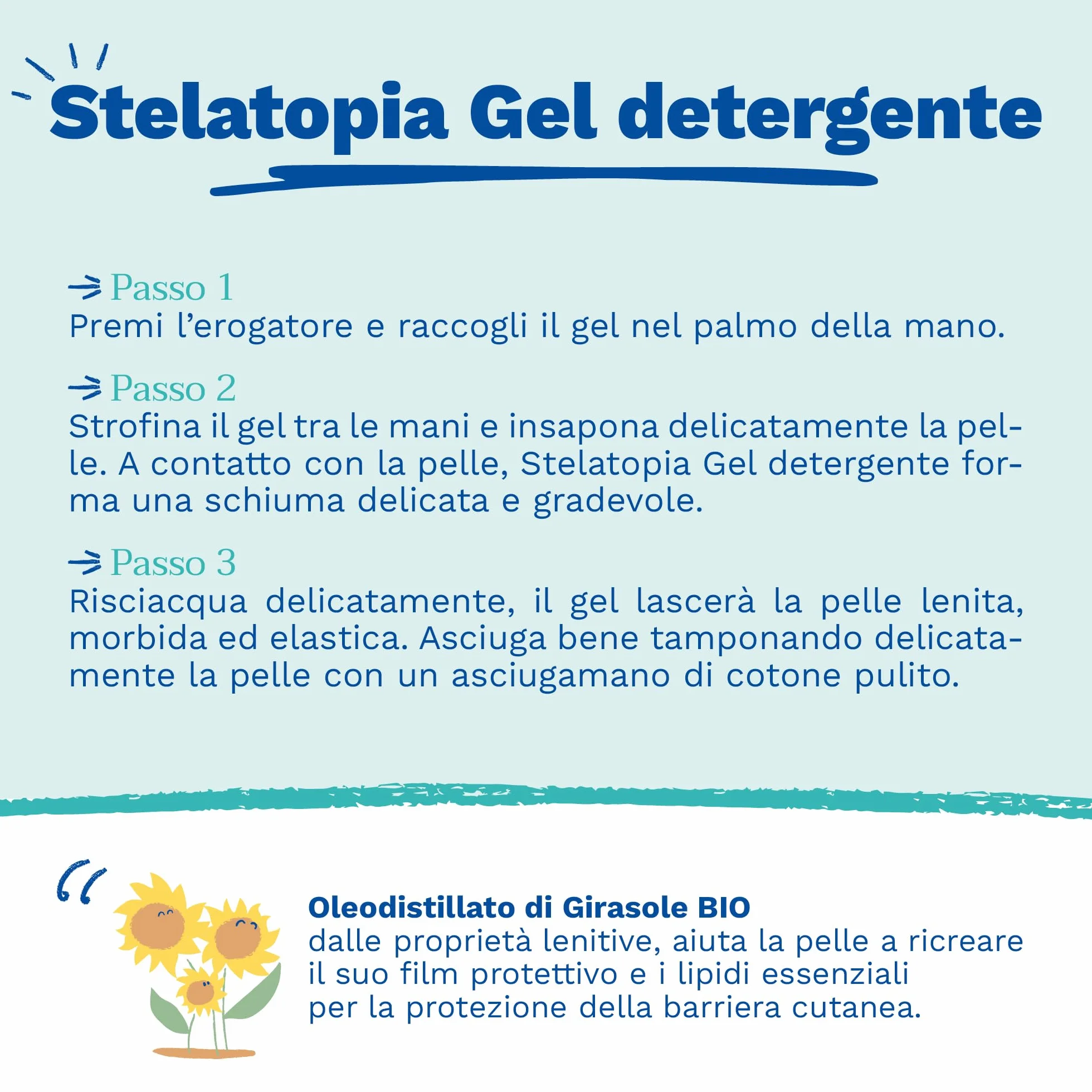 Mustela Stelatopia Gel Detergente per Pelle con Estrema Secchezza o Dermatite Atopica, Corpo e Capelli, Neonati, Bambini, Tutta la Famiglia - Lenisce il Prurito, Senza Profumo (500ml)