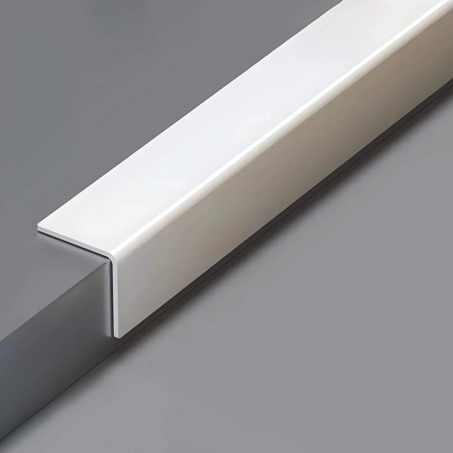 Paraspigoli da parete bianco, 4 pezzi, 0,9 m x 2,5 cm, paraspigoli autoadesivi per pareti, porte di armadi, bordi protettivi, facile da installare (90 cm x 2,5 cm)