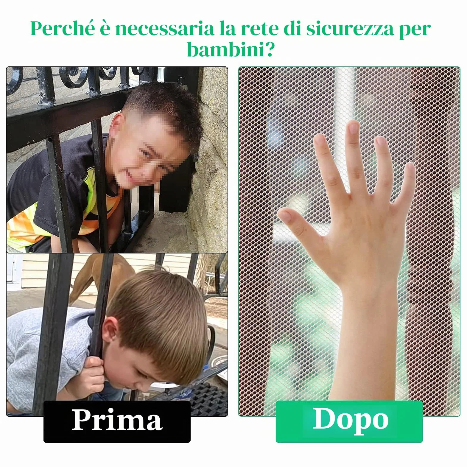 Rete di sicurezza per bambini, rete di protezione per balcone e scala, 300 x 90 cm, robusta, regolabile, recinto per scale, barriera di sicurezza in rete per gatti e giocattoli, bianco