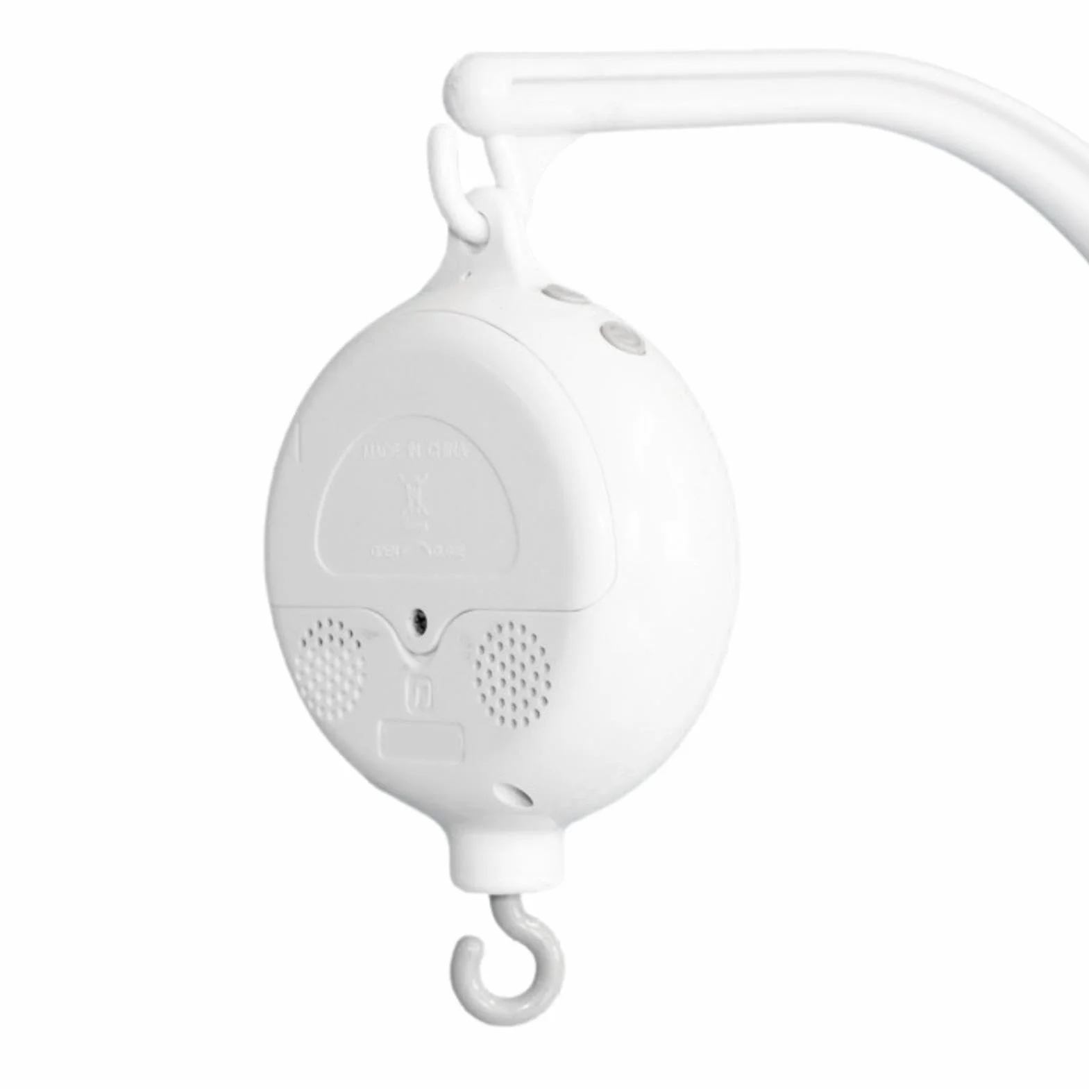 Carillon mobile per culla, con 35 melodie dolci e funzionamento a batteria, portatile, con gancio rotante, giocattolo per culla per bambini, idea regalo per la doccia