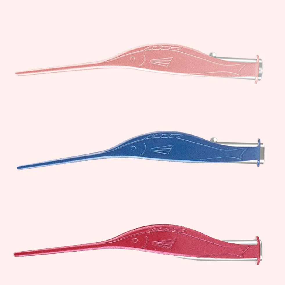 SUPVOX 1 pinzetta per orecchie a LED, rimozione del cerume in acciaio inossidabile, pinzetta cosmetica per la rimozione dei peli di ciglia e sopracciglia (colore casuale)