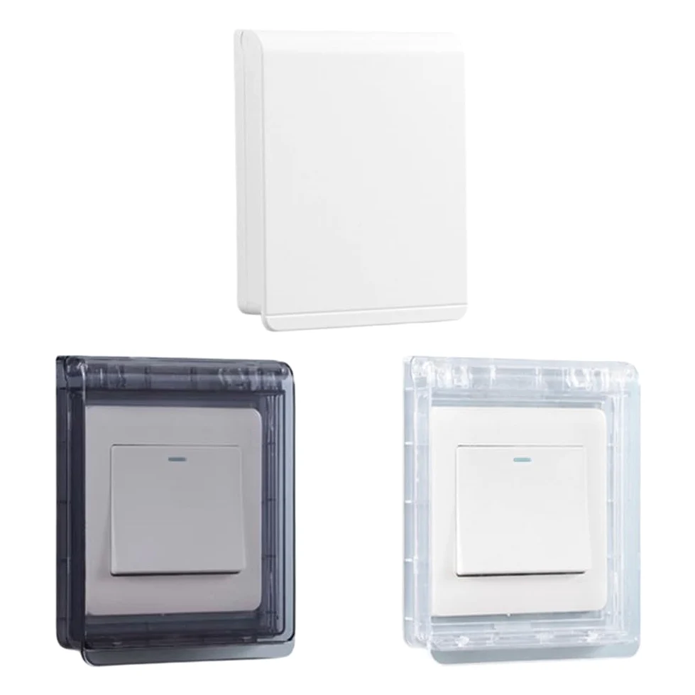 6 pezzi di copertura for interruttore della scatola presa 86(Transparent)
