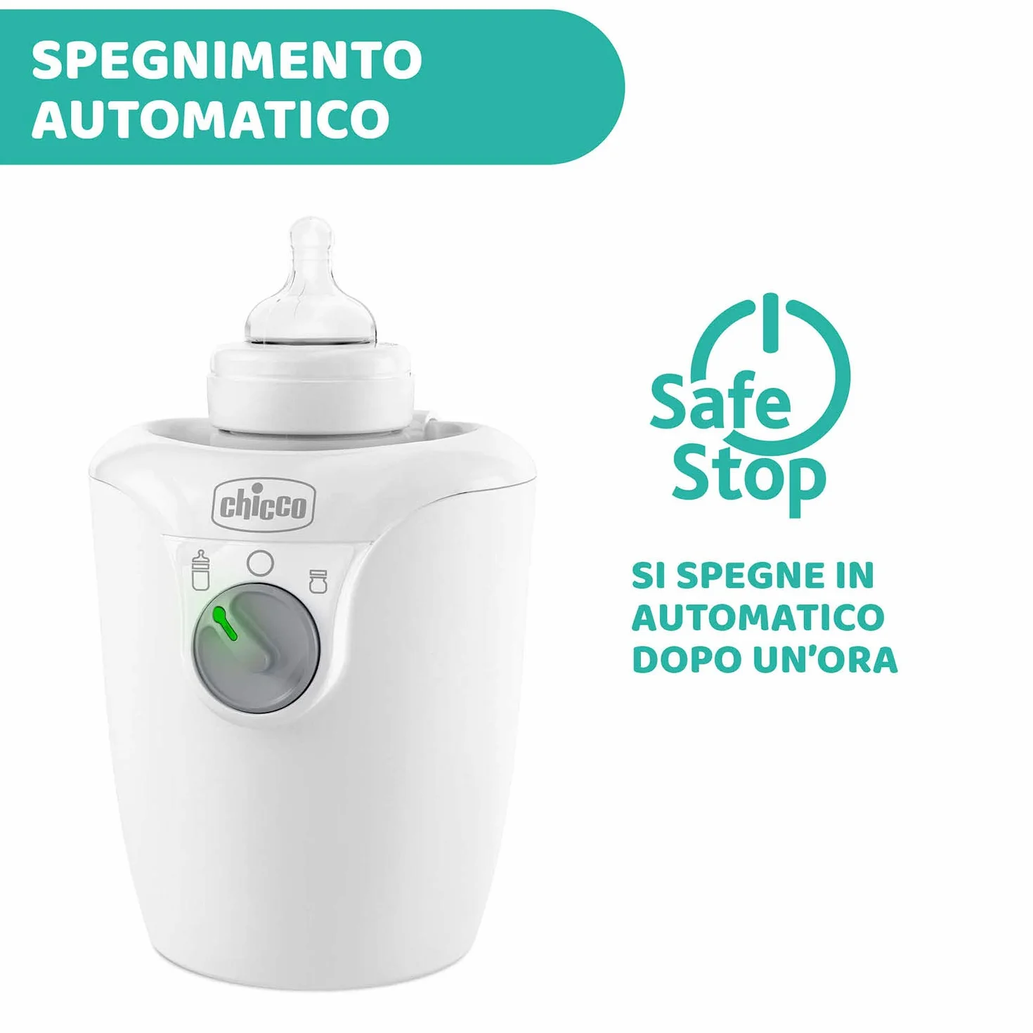 Chicco Scaldabiberon Casa, Bianco