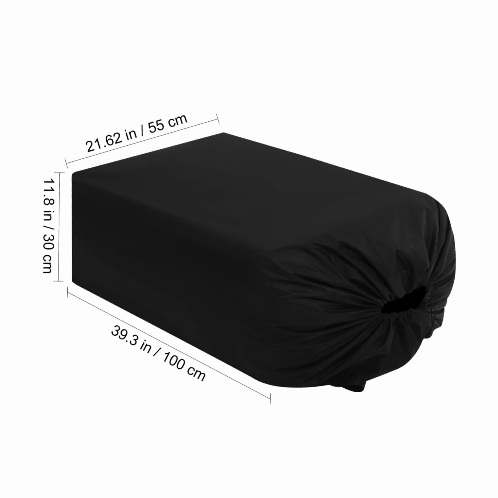 SUPVOX Borsa da Viaggio per Passeggino per Aereo Chiusura a Coulisse | Nero in Nylon, Due Spallacci e Cuciture Rinforzate, per Viaggio e Gate Check