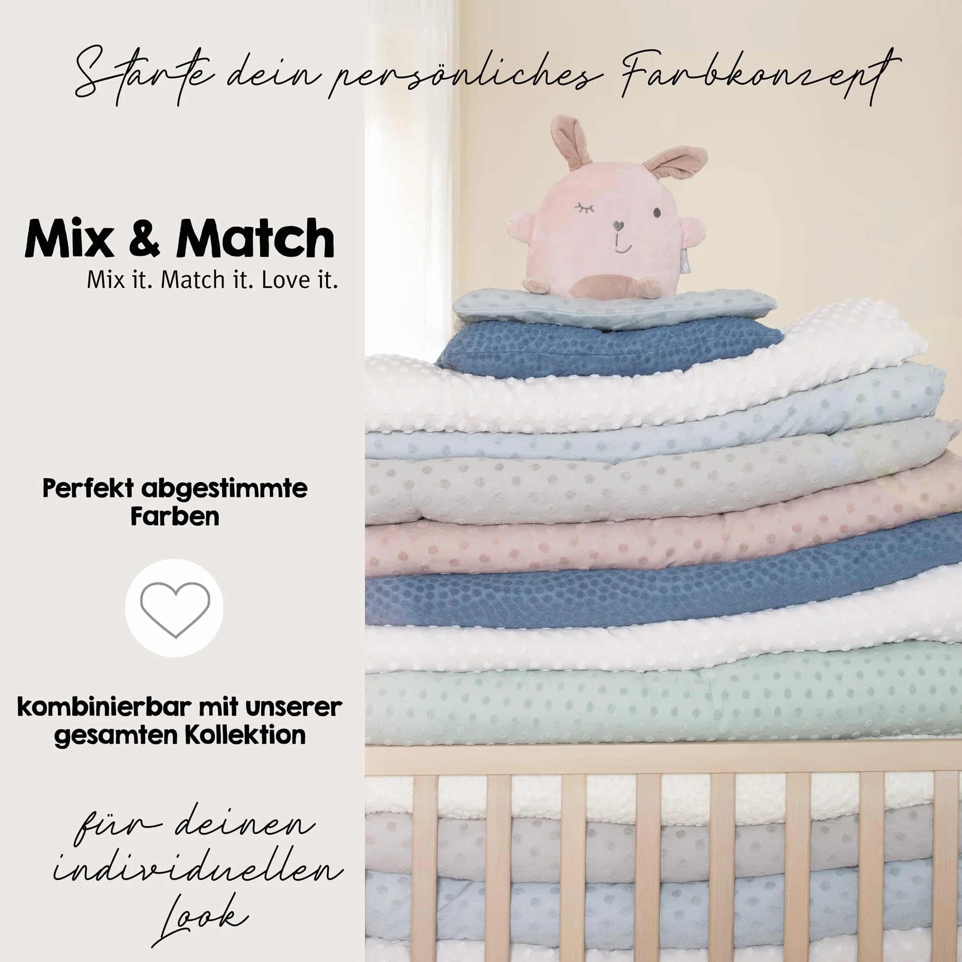 roba Coprimaterassino Fasciatoio Frosty Almond - 75 x 85 cm - Elastico - Traspirante - Morbido - Cotone BIO - Certificato GOTS e Oeko-Tex - Beige