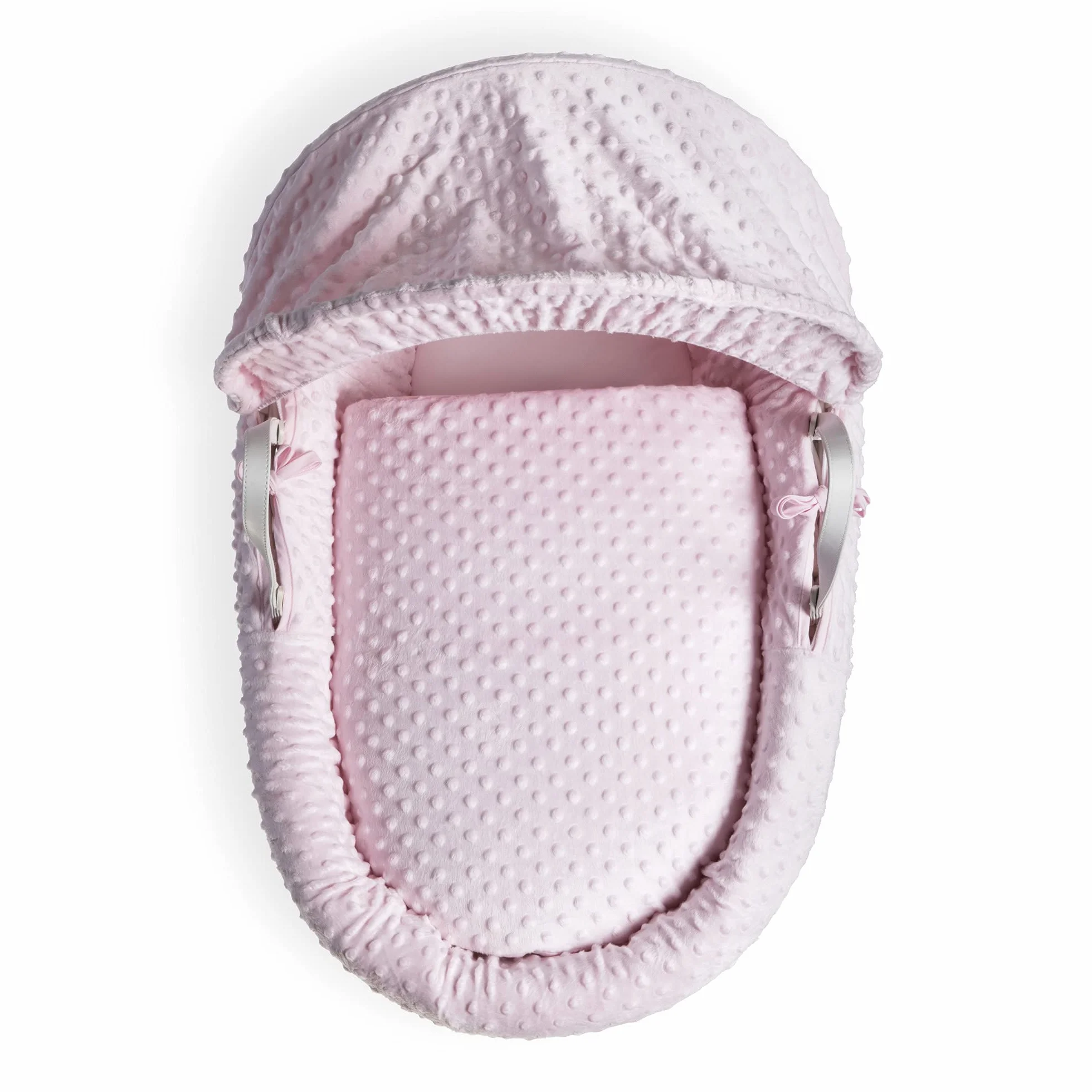 Clair de Lune Dimple - Set di biancheria da letto per culla (cestino non incluso) – rosa