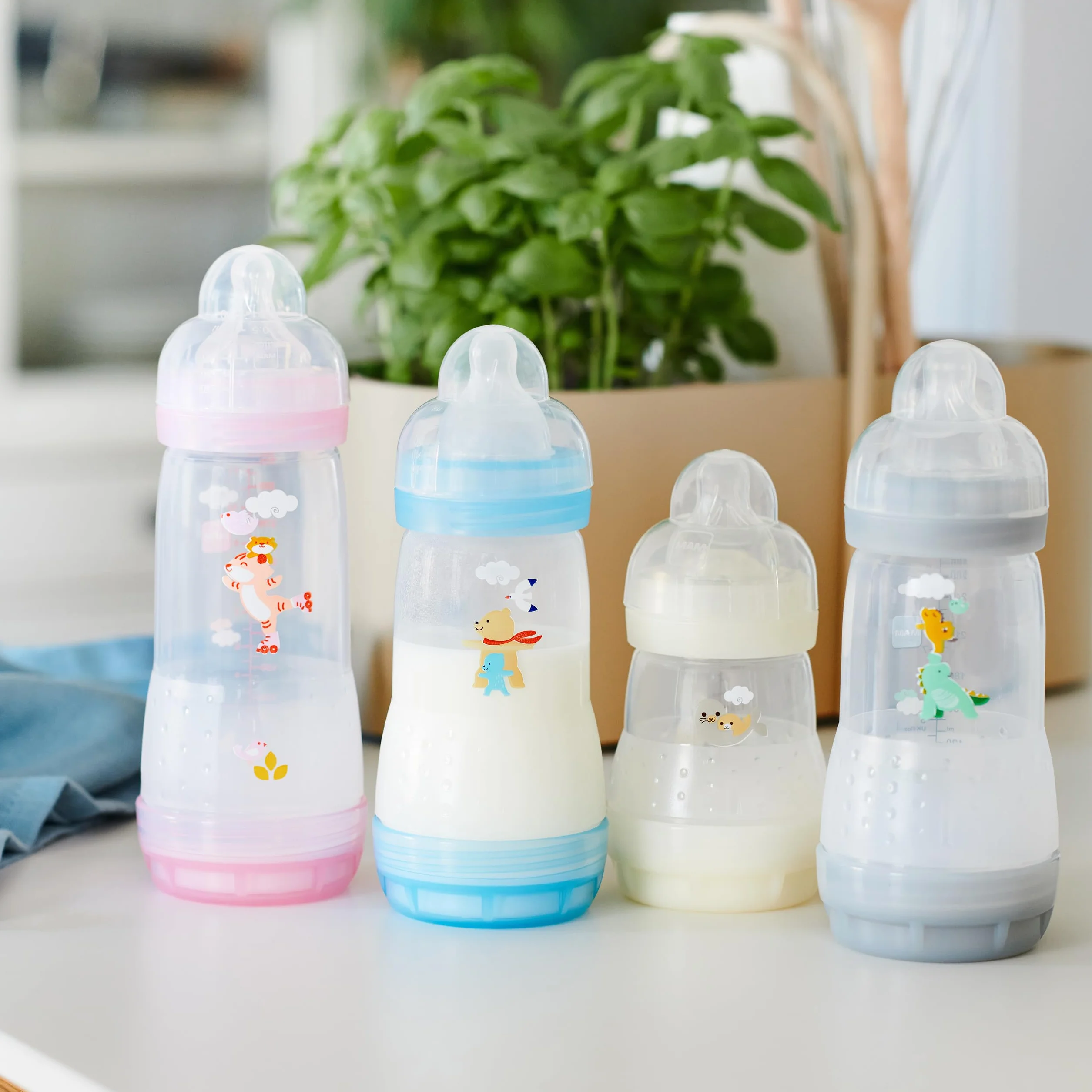 MAM Biberon Easy Start Anticolica, in Set da 2, con Tettarella in Silicone SkinSoftTM, 2+ Mesi, 260 ml, Rosa