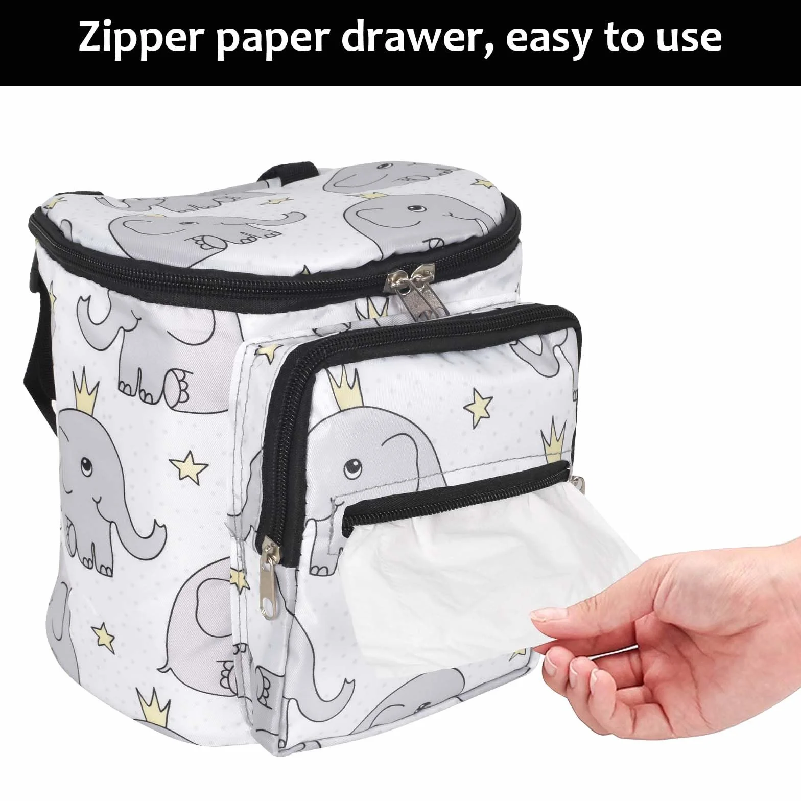 Borsa Organizer Universale Per Passeggino, Uggy Storage Bag, Borsa Passeggino Borsa Organizer, Multifunzione Borsa Cambio Neonato, Borsa per neonati per Biberon, Pannolini, Giocattoli (Style A)